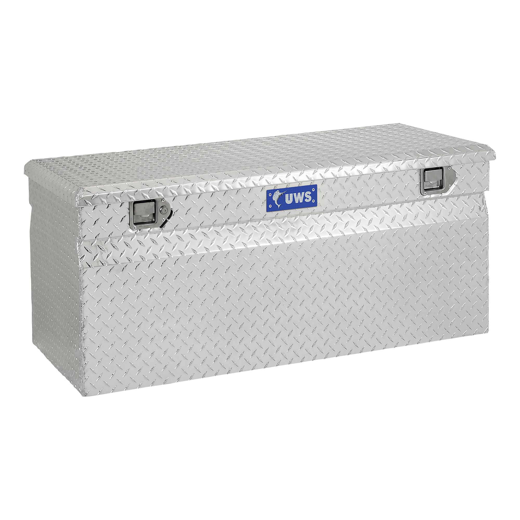 UWS, 42in. Utility Chest Box, Width 42.875 in, Material Aluminum, Color Finish Bright Aluminum, Model# EC20201