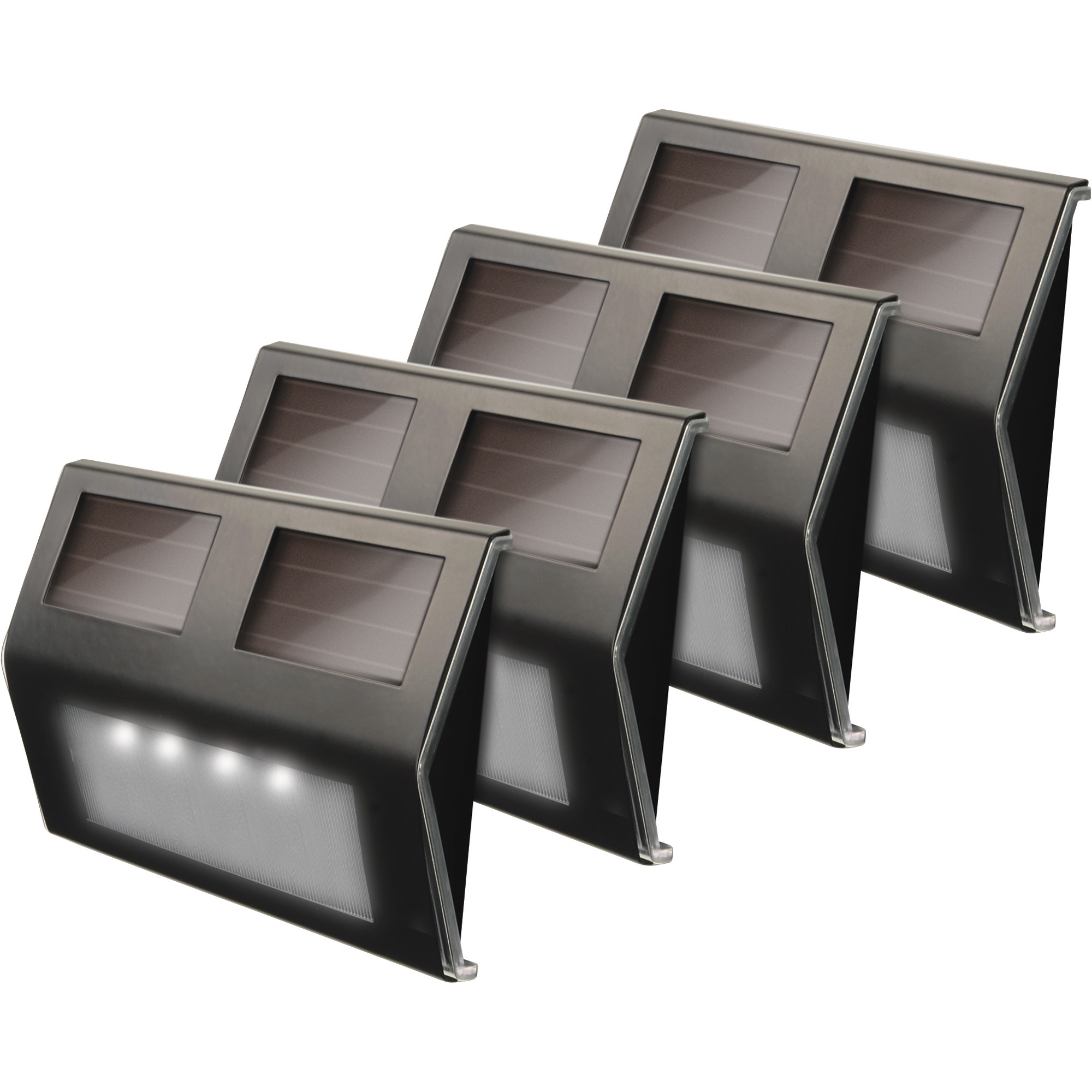 Maxsa LED Light Solar Deck Lights, 4-Pack, Bronze, Model# 47334-BZ