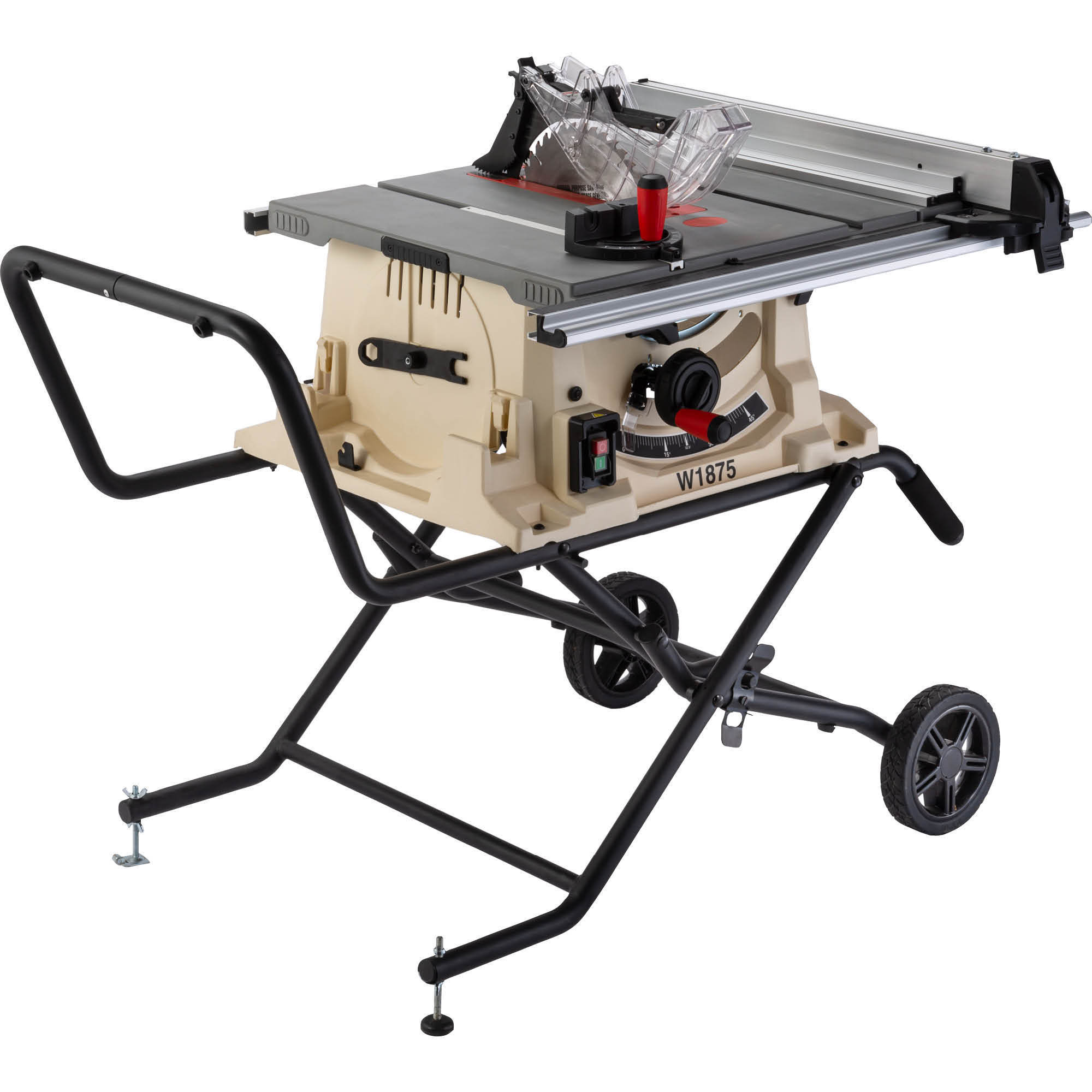 Shop Fox, 2 HP Portable Benchtop Table Saw, Blade Diameter 10 Horsepower 2 HP, Volts 120 Model