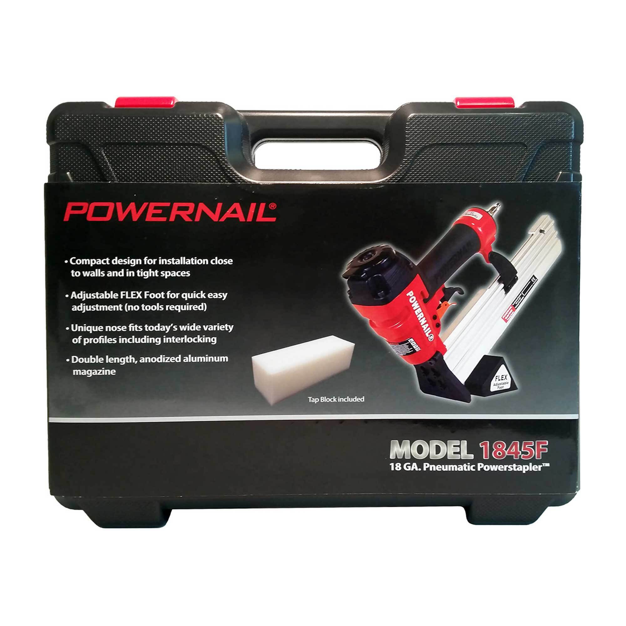 POWERNAIL, Pneumati 18g Narrow Crown Floor Staple trigger pul, Fastener