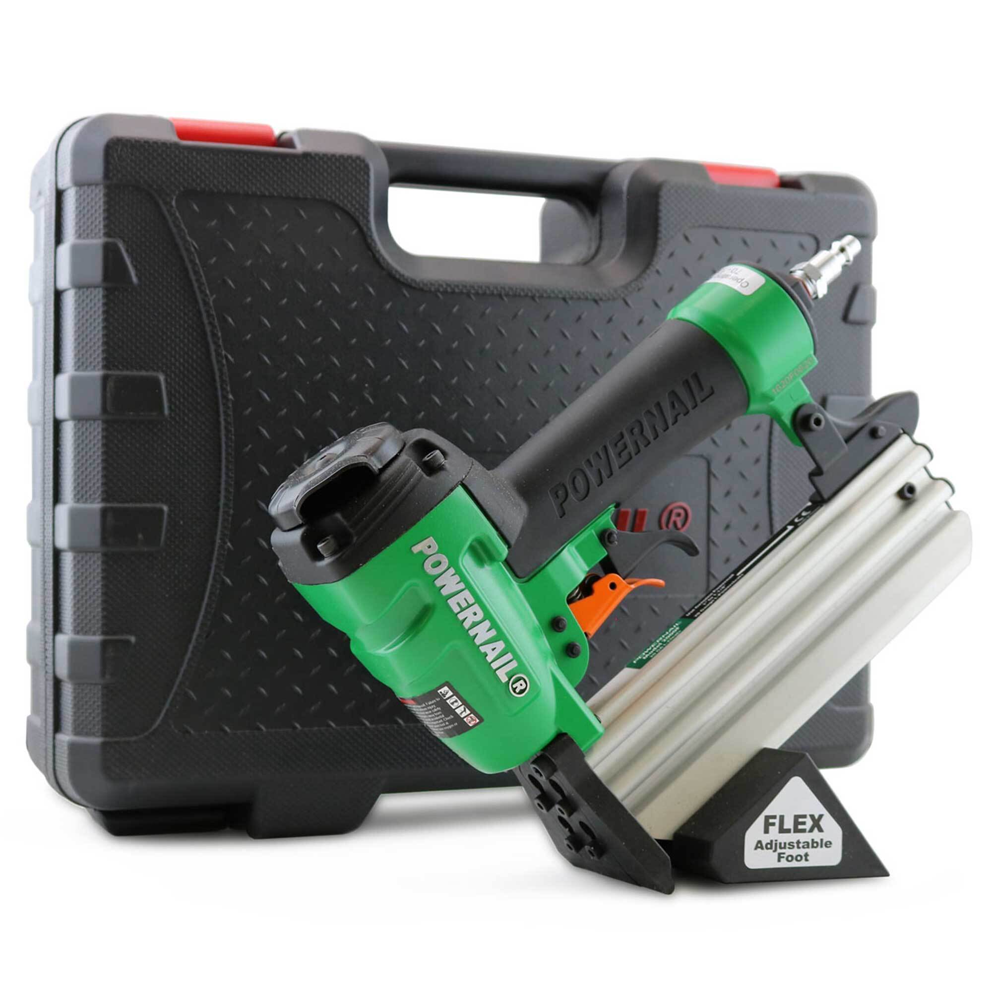 POWERNAIL, Pneumatic 20ga Cleat Flooring Nailer trigger pull, Fastener