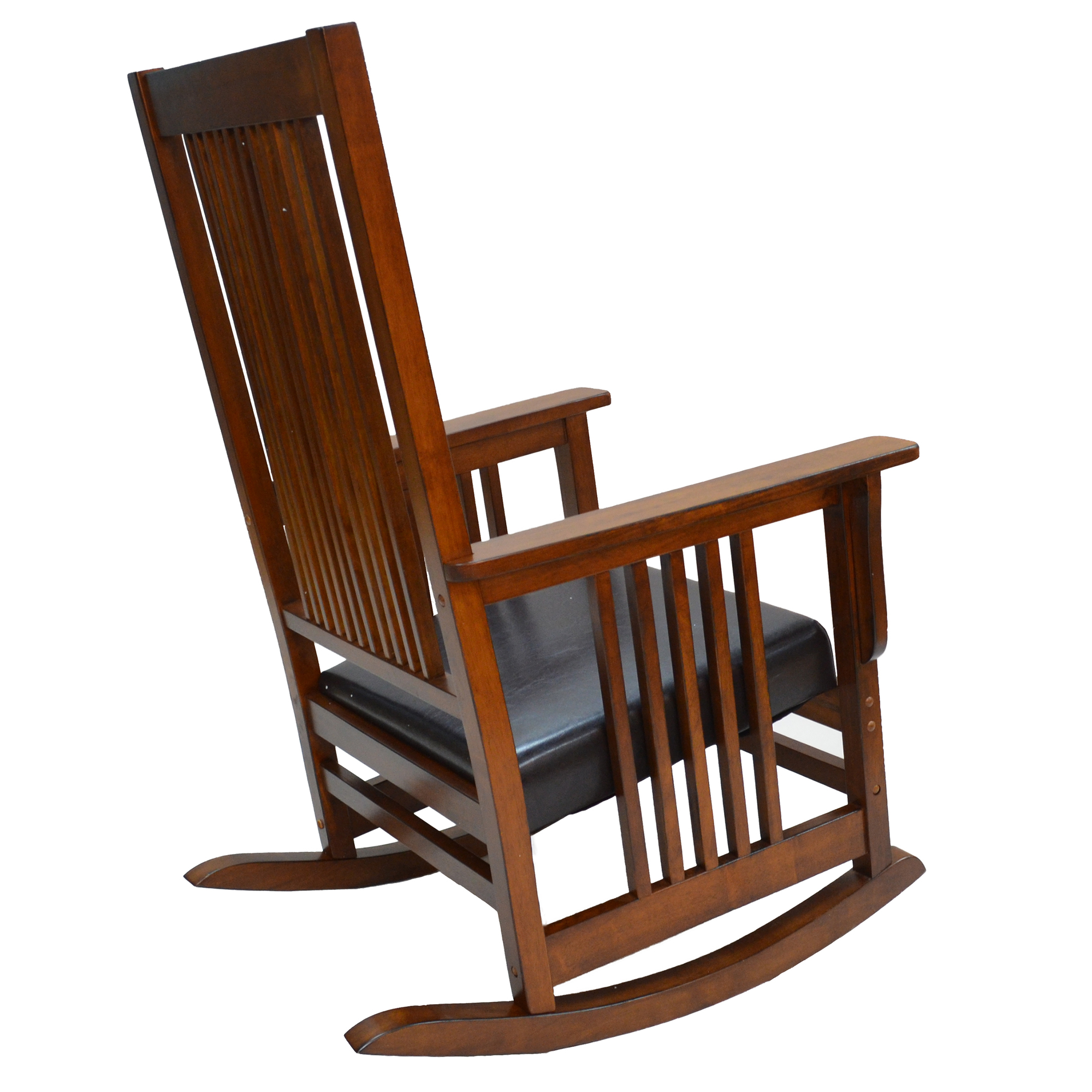 Dutch Mission Rocker Carolina Living, Chestnut Mission Rocker, Primary Color Brown, Included ...