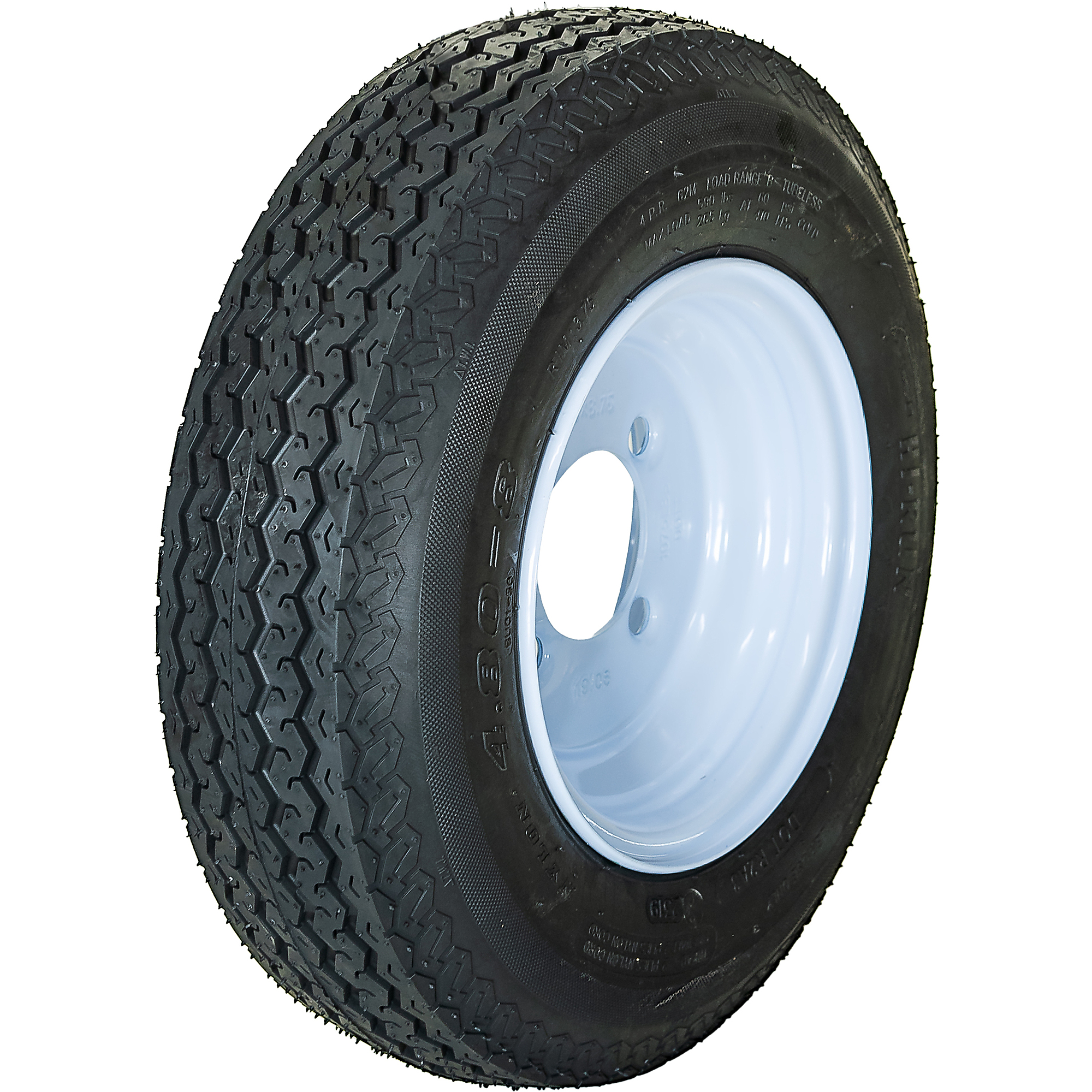 4.80-8 in. Tire with 4 Lug Rim Load B