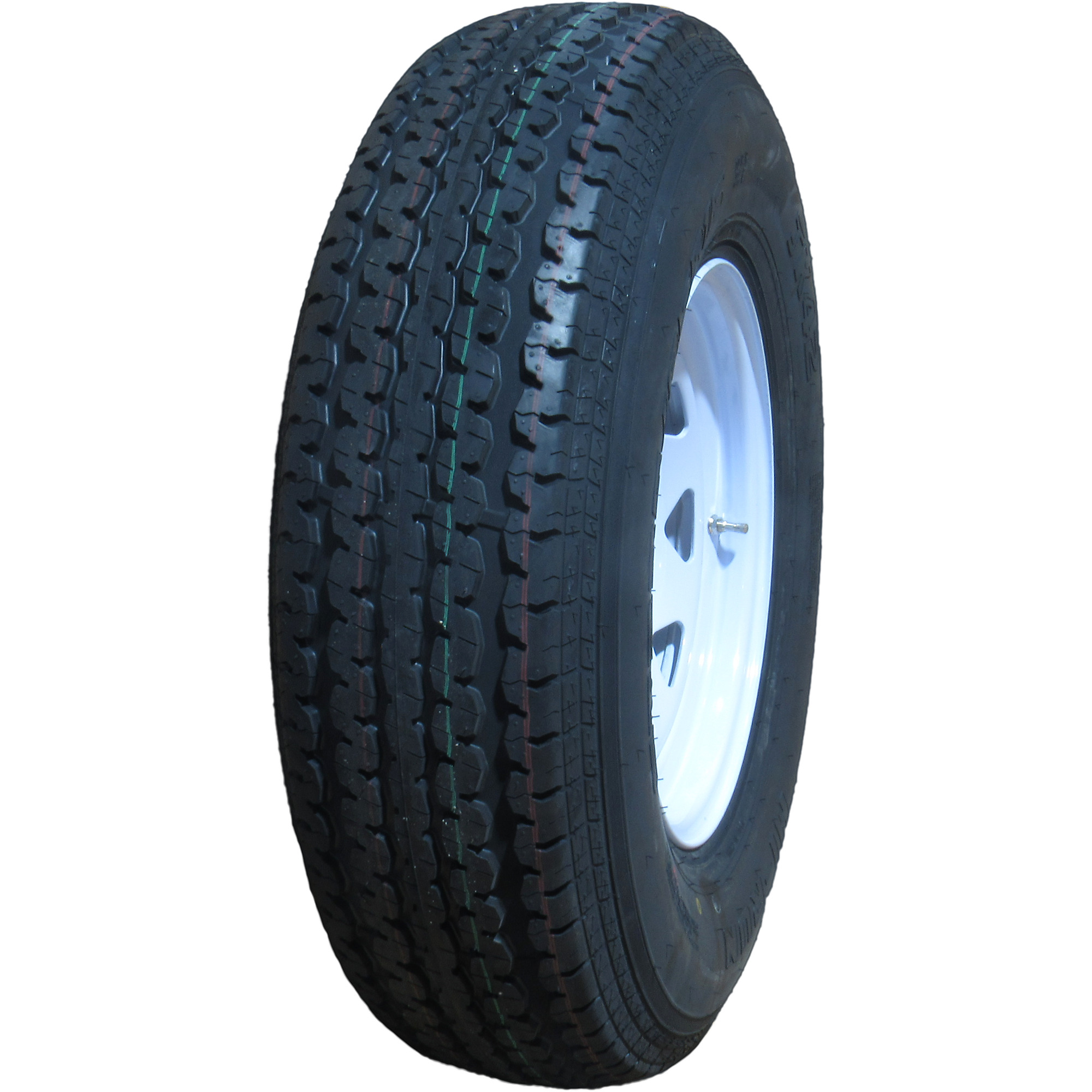 HI-RUN, Highway Trailer Tire Assembly, Bias-Ply, Spoked, Tire Size ST215/75D14 Load Range Rating C, Bolt Holes (qty.) 5 Model# ASB1207