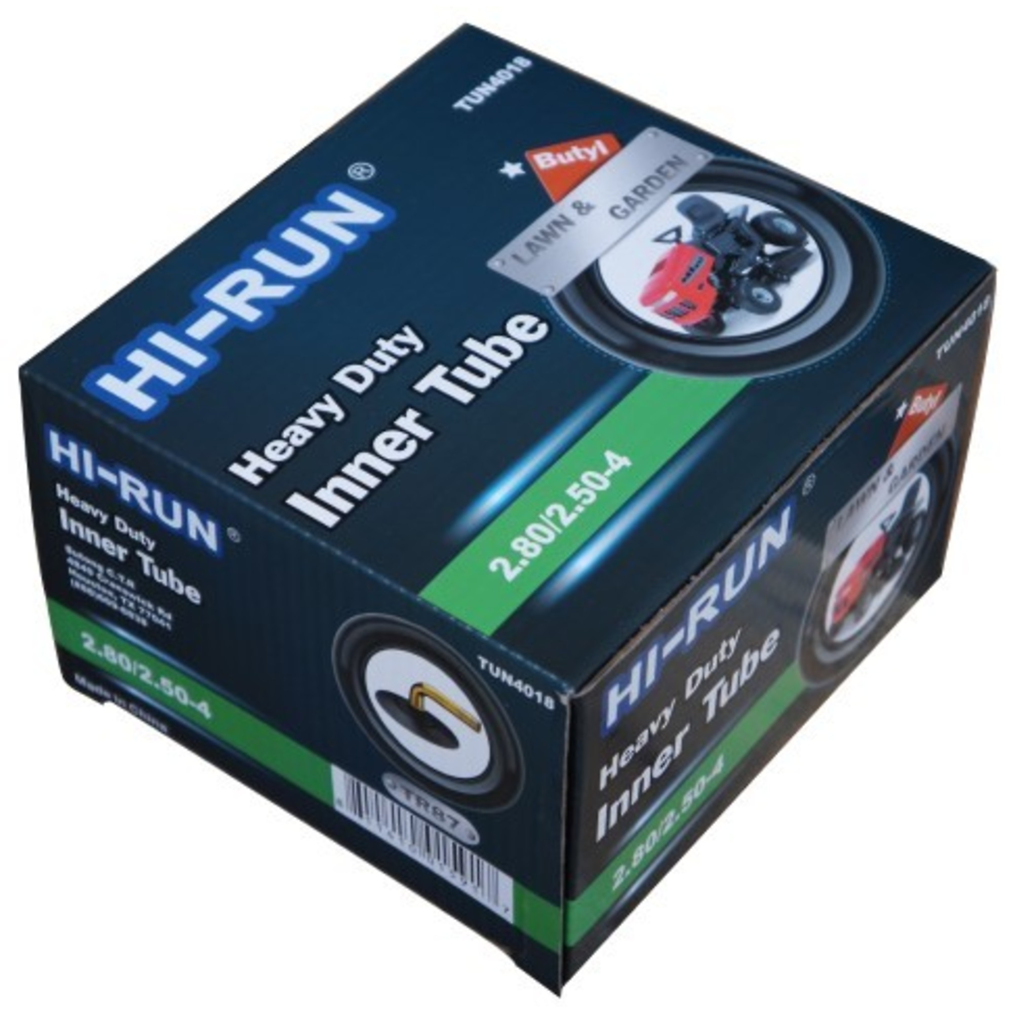 HI-RUN, Tube 2.80/2.50-4 TR87 Lawn Garden, Fits Rim Size 4 in, Included (qty.) 1 Model# TUN4018