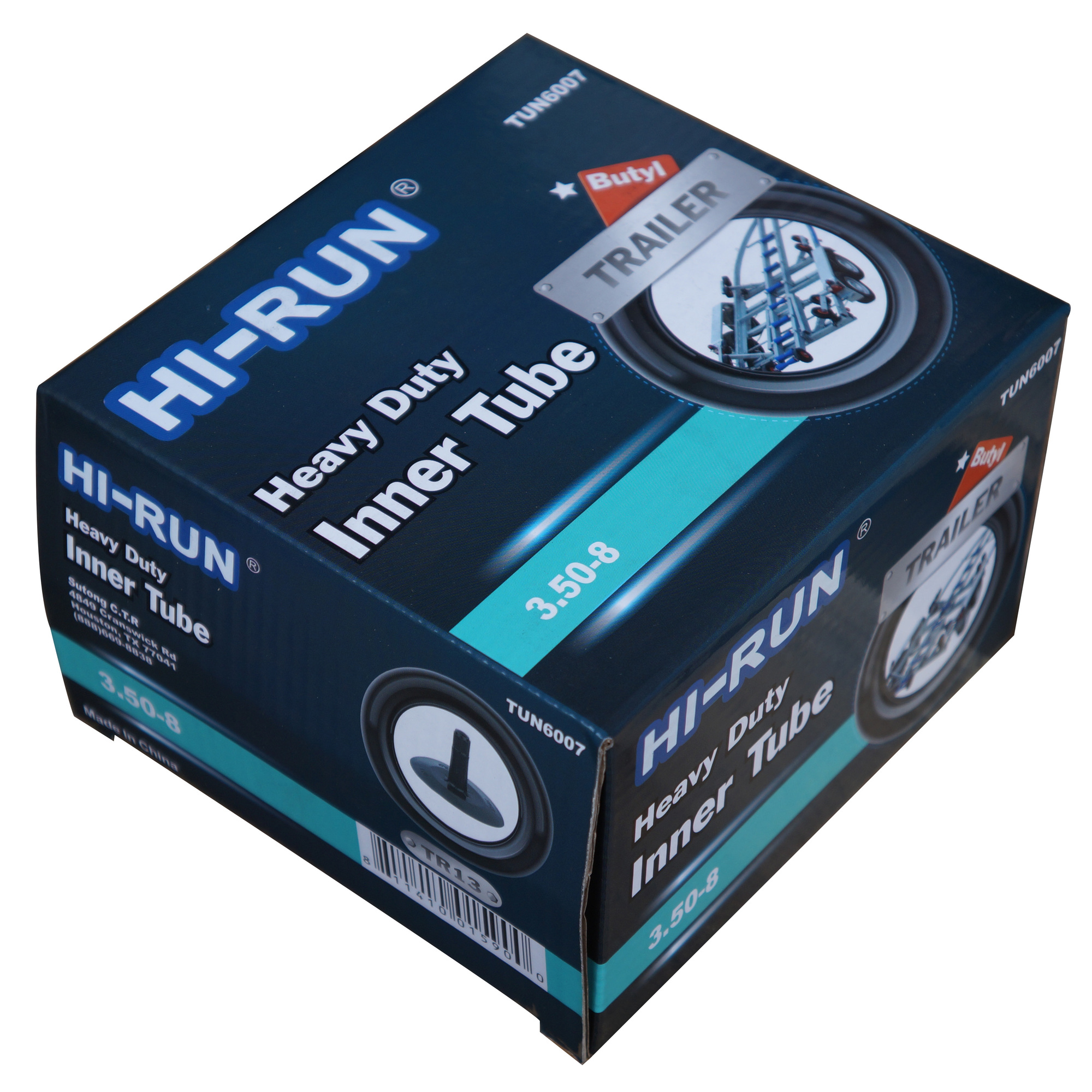 HI-RUN, Tube 350-8 (TR13) Trailer, Fits Rim Size 8 in, Included (qty.) 1 Model# TUN6007