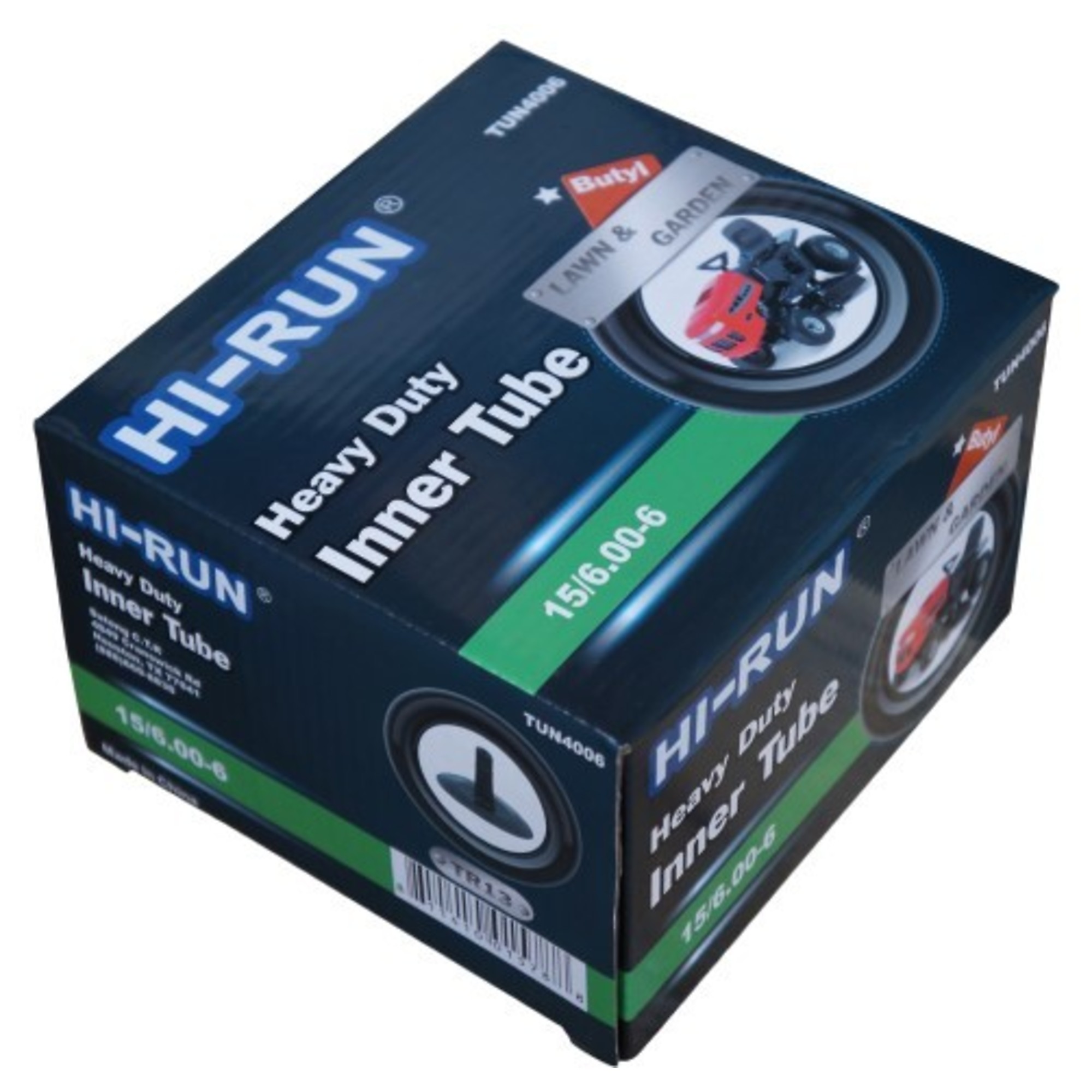 HI-RUN, Tube 15/6.00-6 (TR13) Lawn Garden, Fits Rim Size 6 in, Included (qty.) 1 Model# TUN4006