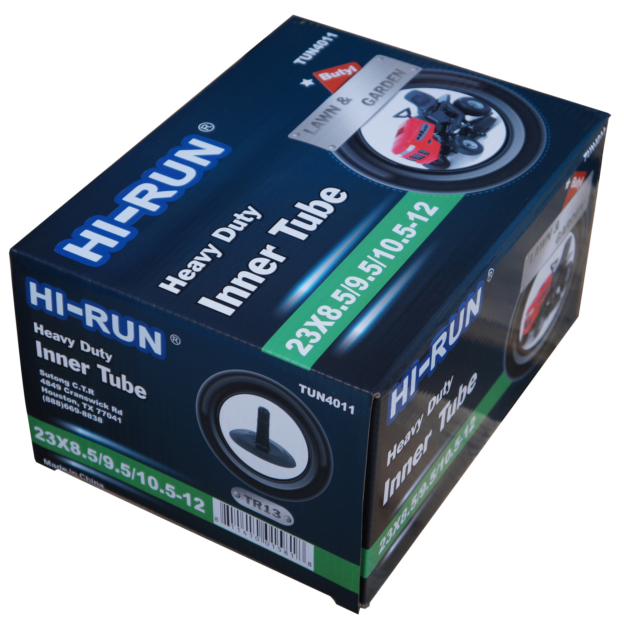 HI-RUN, Tube 23X8.5/9.5/10.5-12 (TR13) Lawn Garden, Fits Rim Size 12 in, Included (qty.) 1 Model# TUN4011