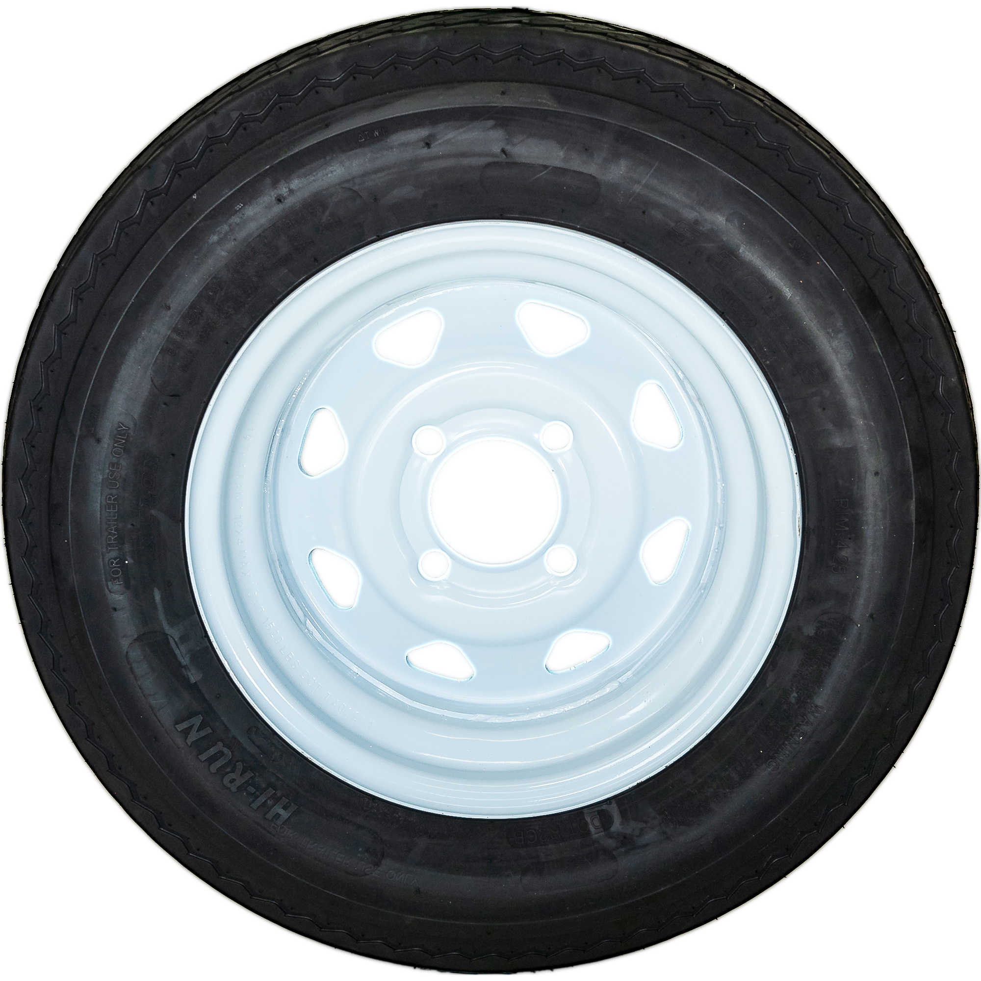 HIRUN, Highway Trailer Tire Assembly, BiasPly, Tire Size 5.3012