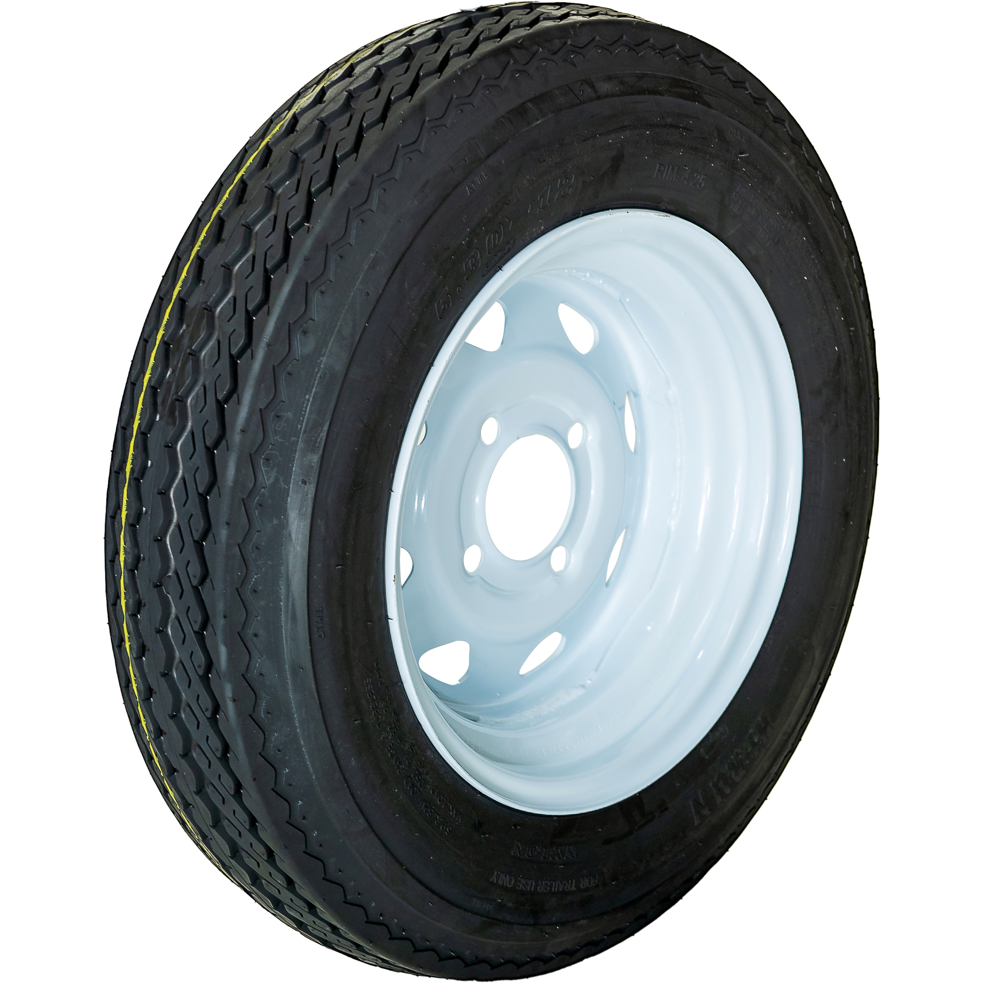 HIRUN, Highway Trailer Tire Assembly, BiasPly, Tire Size 5.3012
