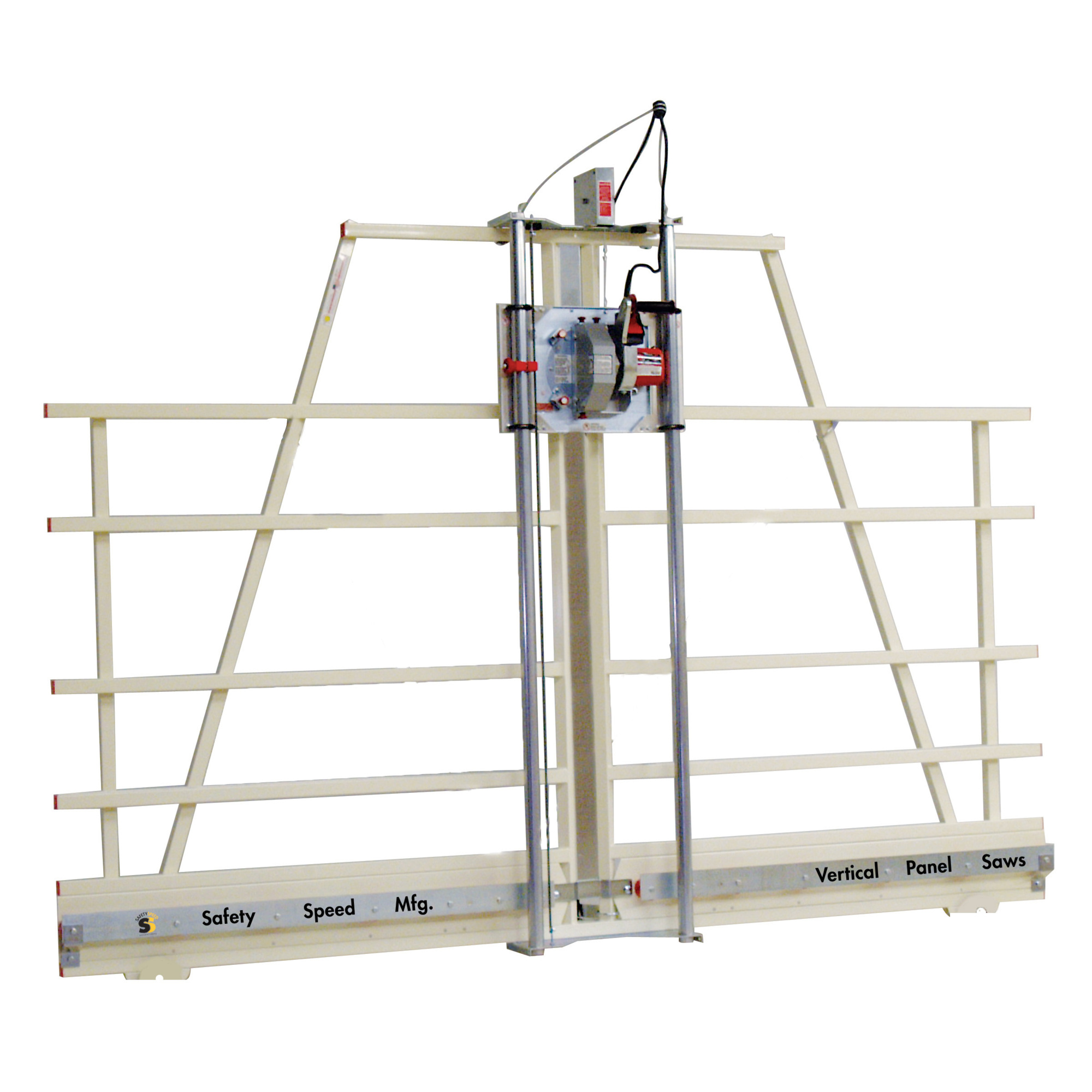 Safety Speed Manufacturing, 10ft. Wide Panel Saw with 74in. Maximum Crosscut, Blade Size 8 in, Amps 15, Max. Crosscut 74 in, Model# H6