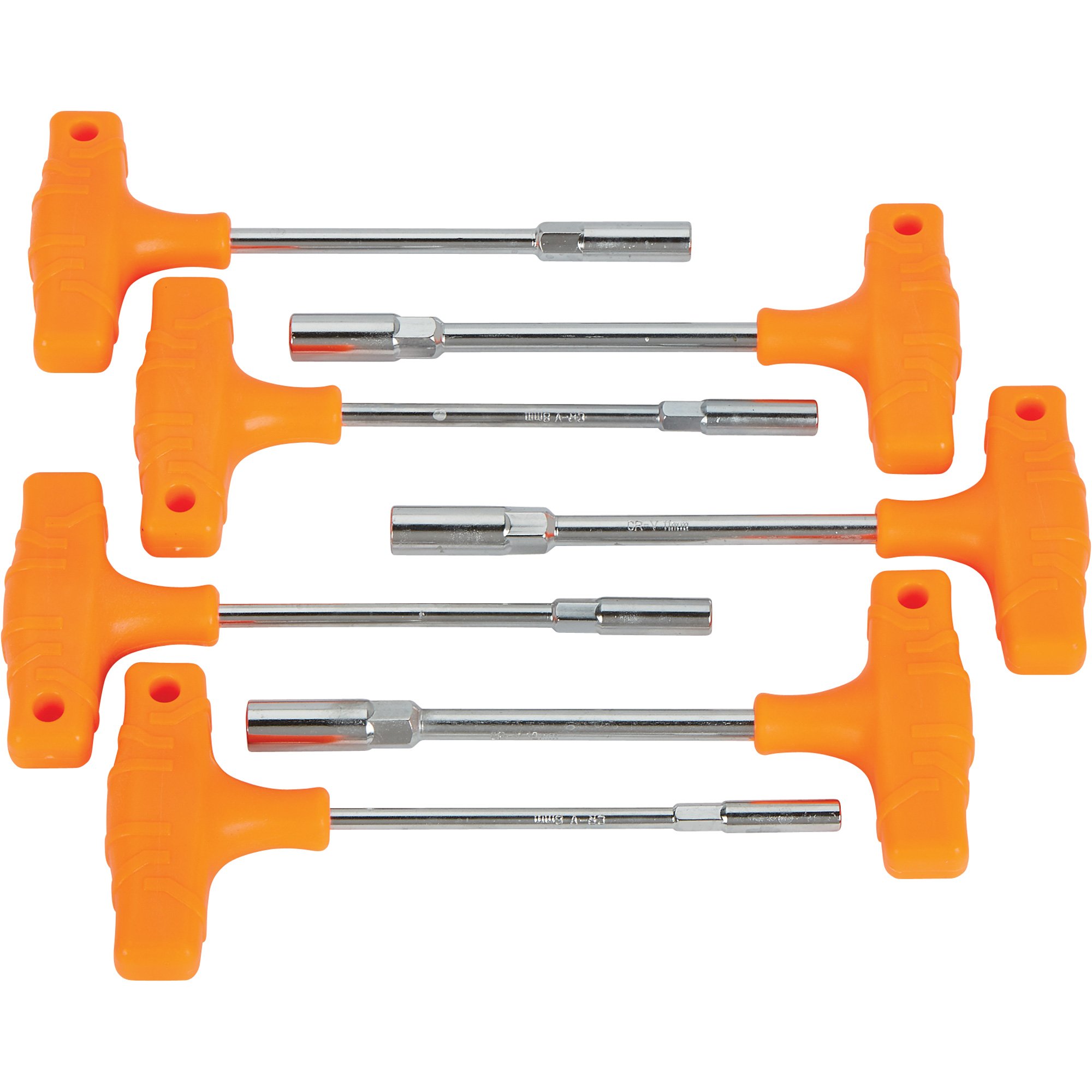 IIT T-Handle Nutdriver Set — 7-Pc., Metric
