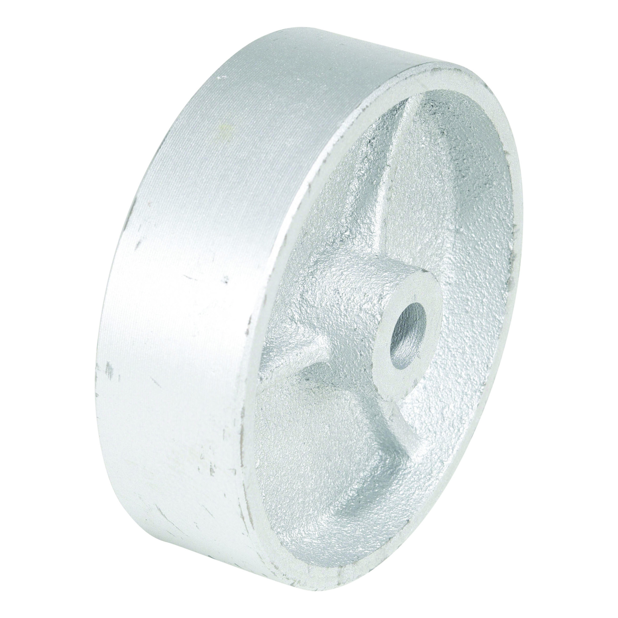 Vestil Semi-Steel Wheel - 4in. x 1.25in., 1/2in. Bearing, Abrasion and Impact Resistant, Model# WHL-MA-4X1.25-1/2