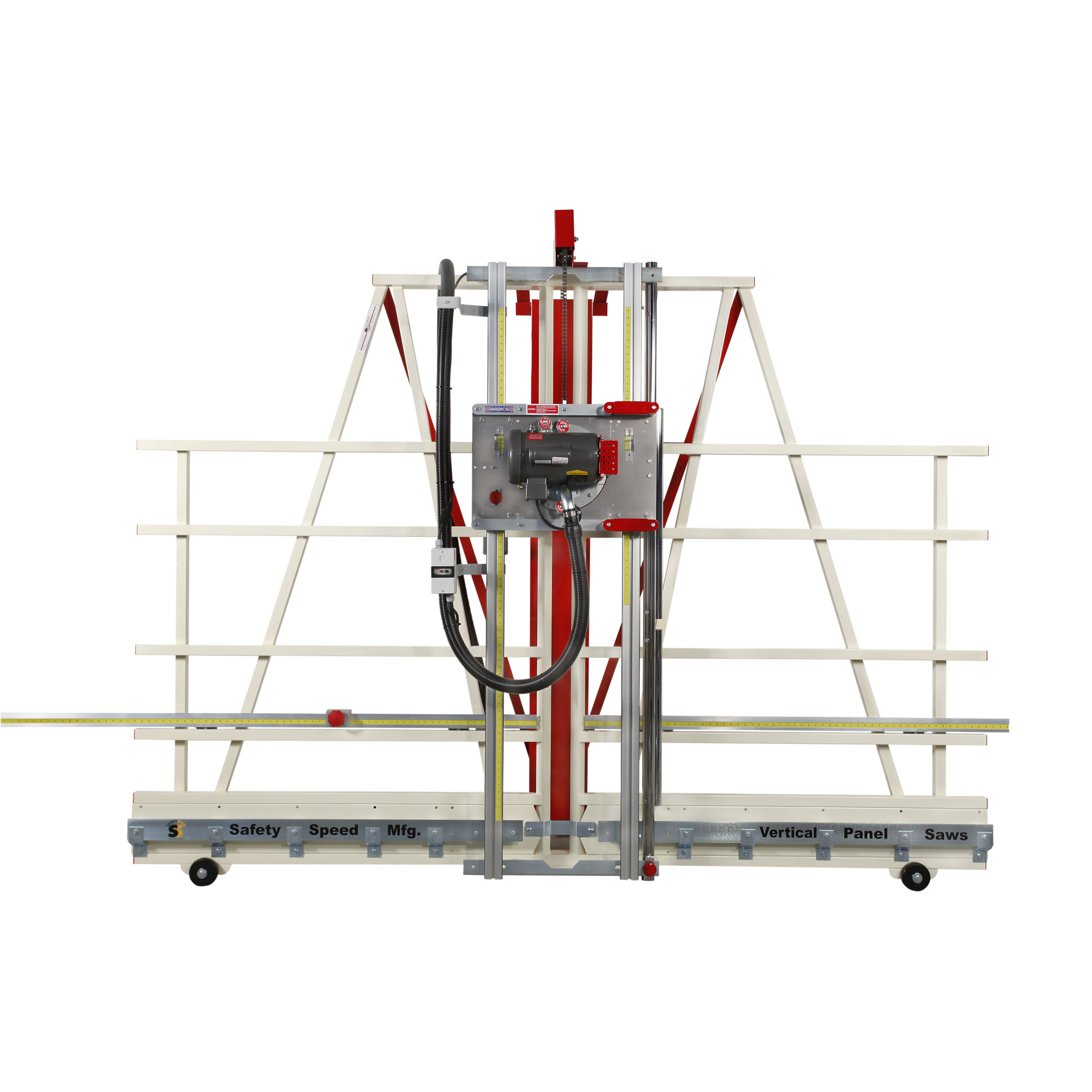 Safety Speed Manufacturing, Heavy Duty Panel Saw with 64in. max cut, Blade Size 8 in, Amps 7.6, Max. Crosscut 64 in, Model# 7000M