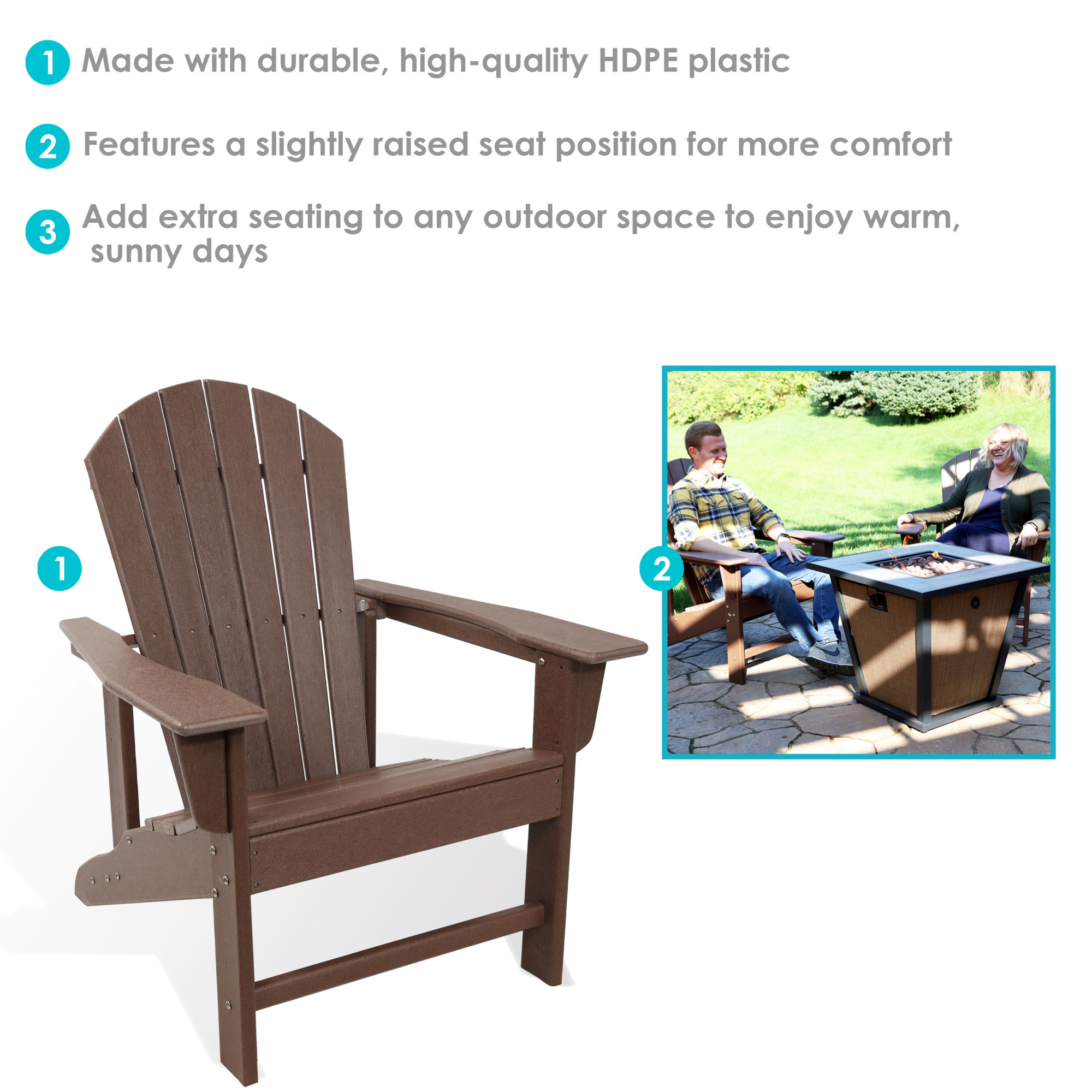 Raised adirondack chairs hot sale