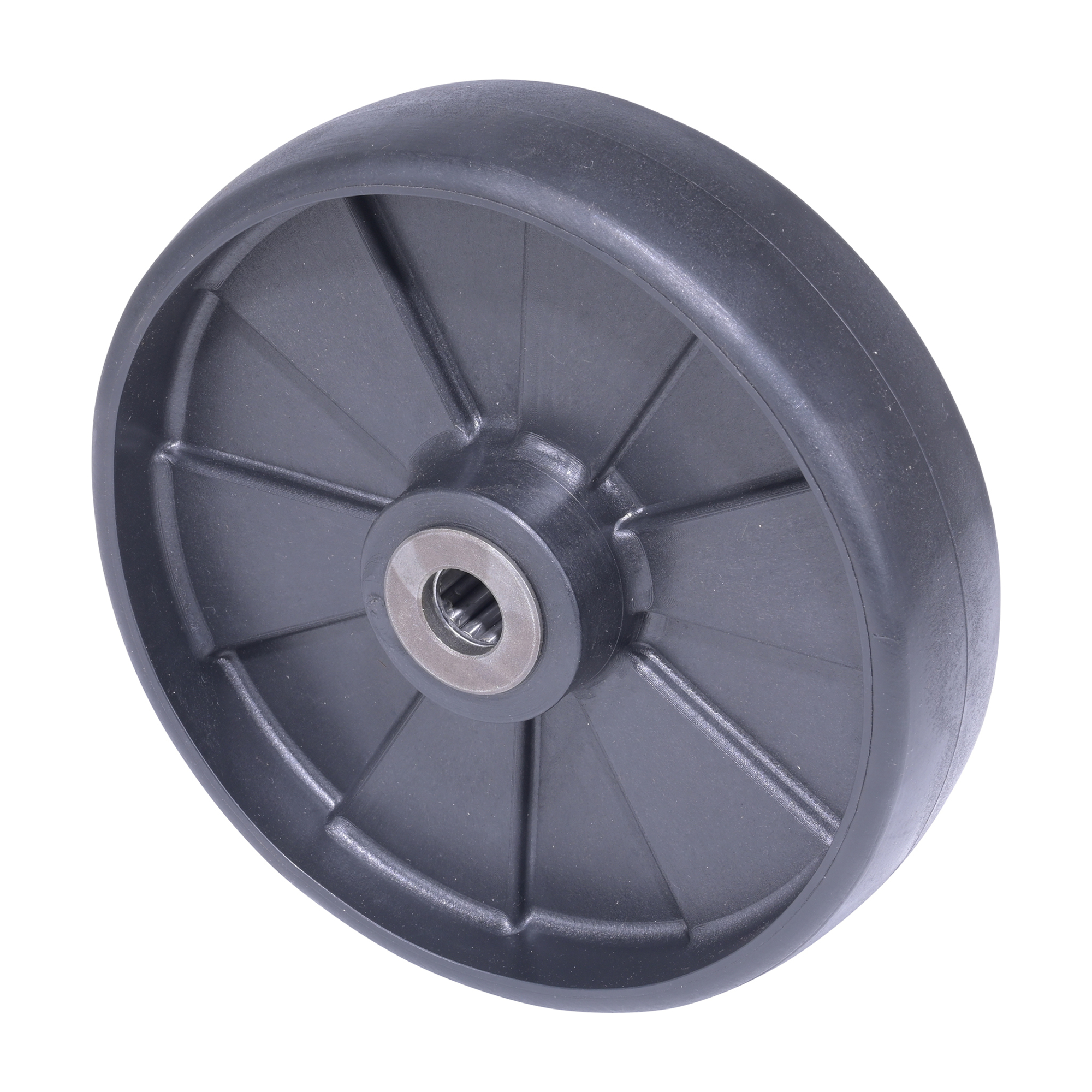 Vestil Glass-Filled Nylon Wheel - 8in. x 2in., 1,400 Lb. Capacity, Non-Marking, Model# WHL-VE-8X2GFN