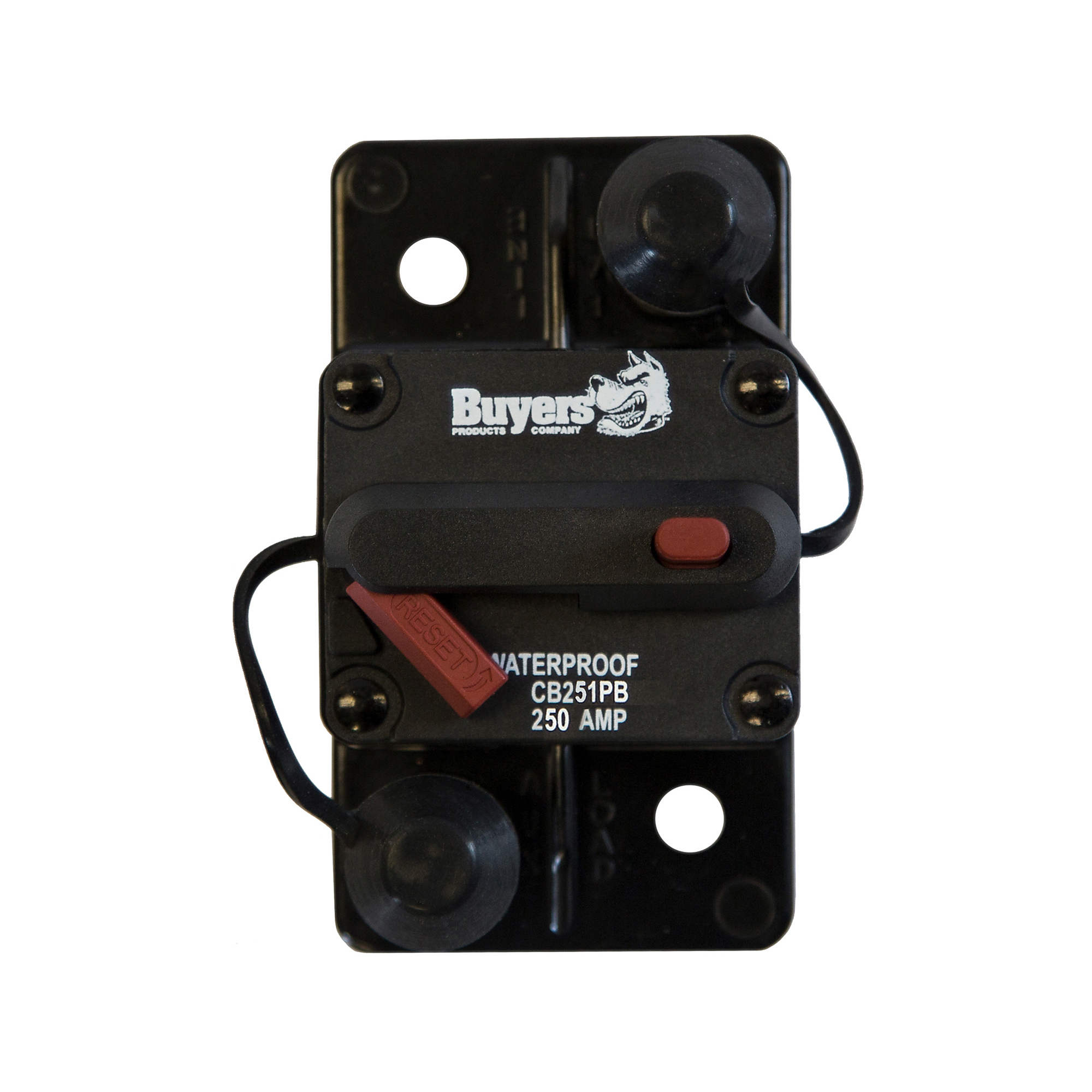 Buyers Products, Circuit Breaker 250 AMP, Push-to-Ttip, Model# CB251PB