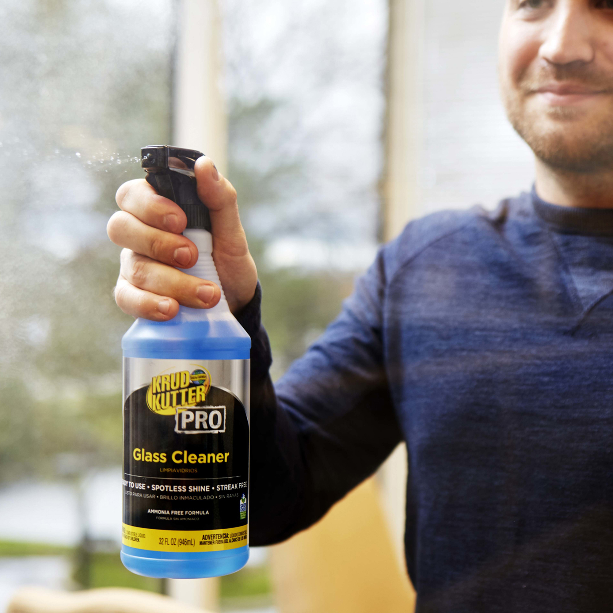 Krud Kutter Pro, Glass Cleaner 32oz Trigger, Ounces 32 oz, Model