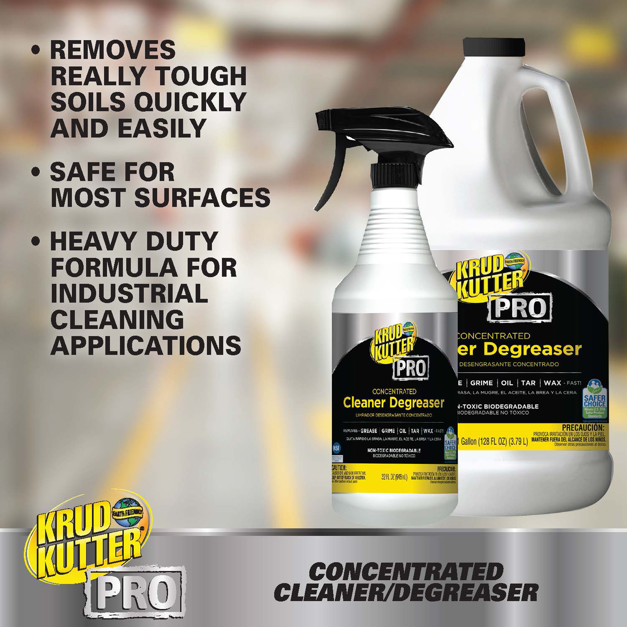 Krud Kutter Pro, Cleaner Degreaser 32oz, Ounces 32 oz, Model 352263