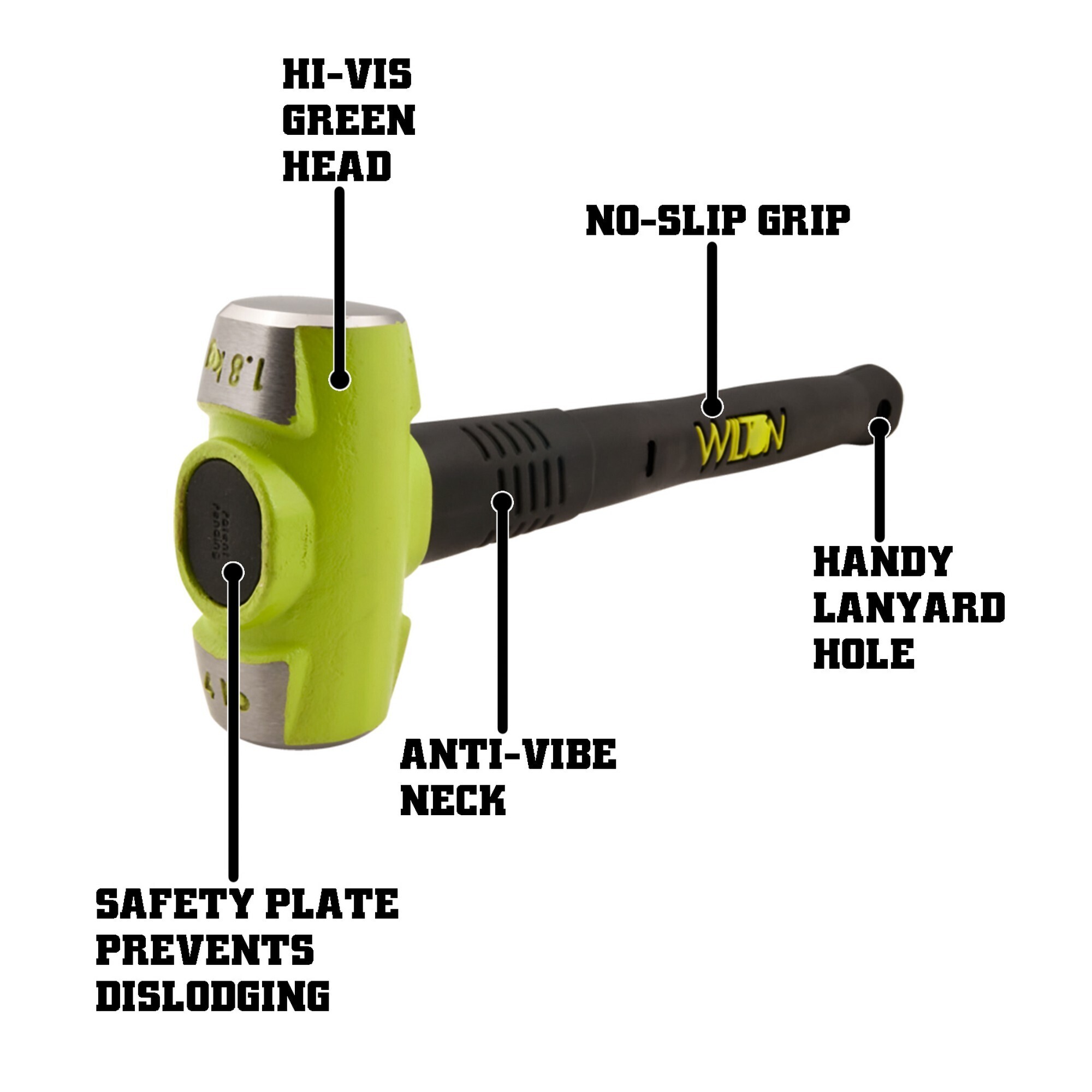 Wilton, Sledgehammer, Handle Length 16 in, Model 20416 Northern Tool