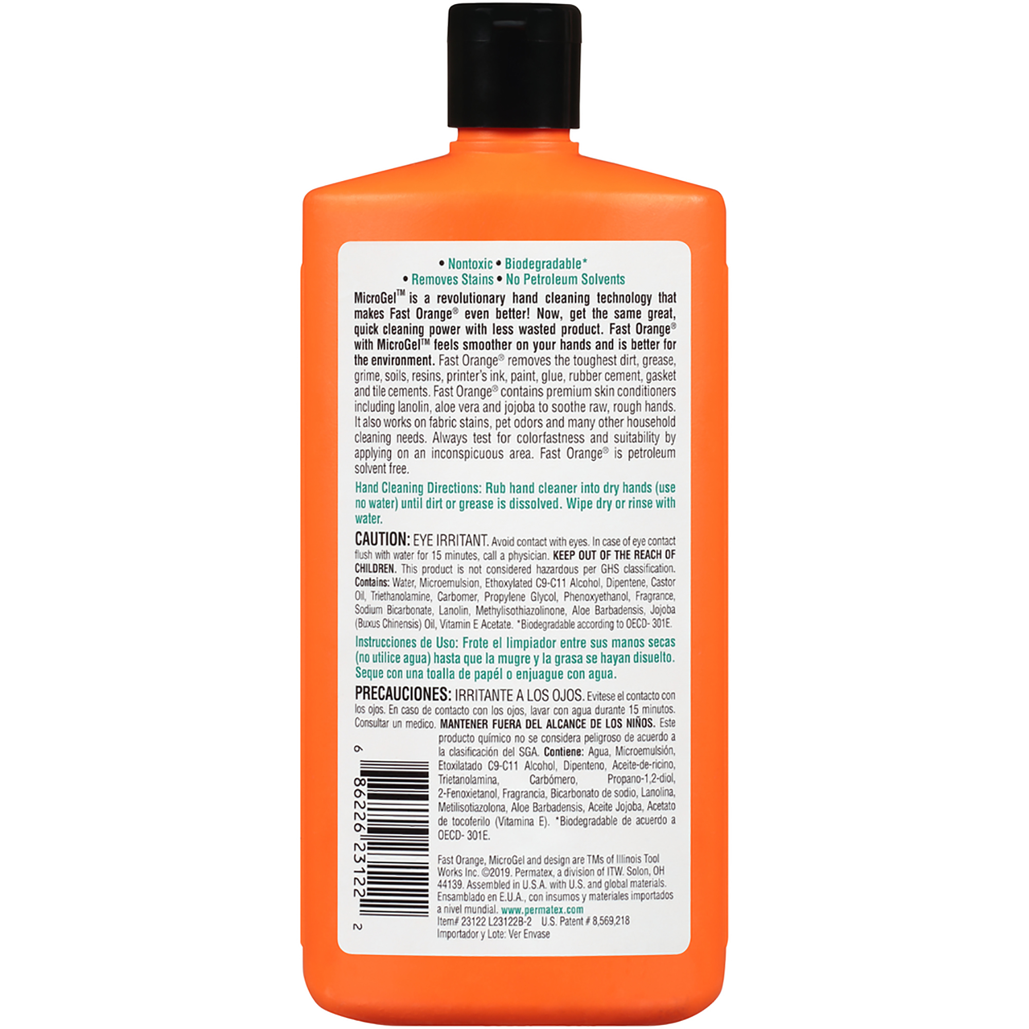 Fast Orange 23122 Fast Orange Smooth Lotion Hand Cleaner