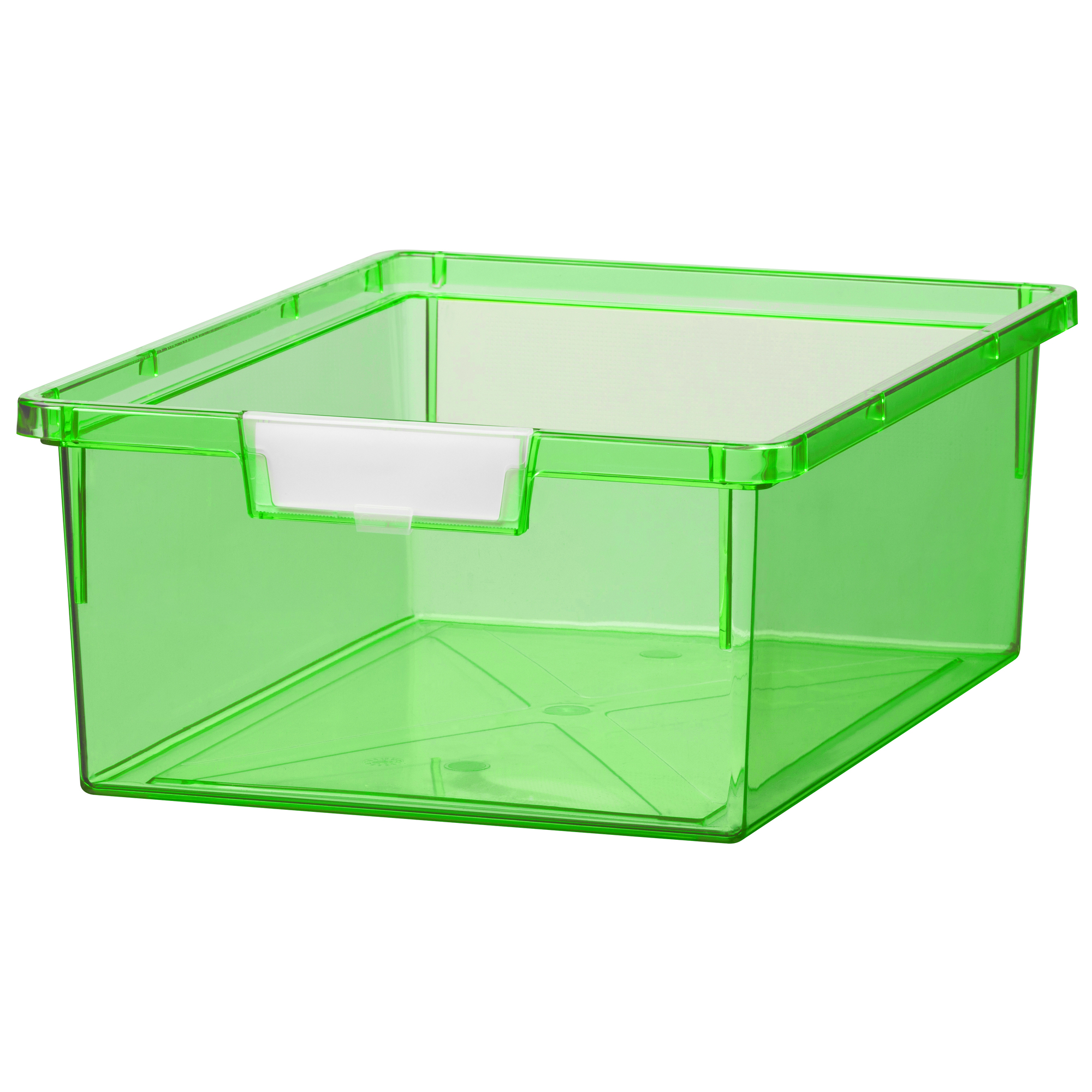 Storsystem CE1953PG1 Tote Tray - Slim Line 9 Tray in Primary Green