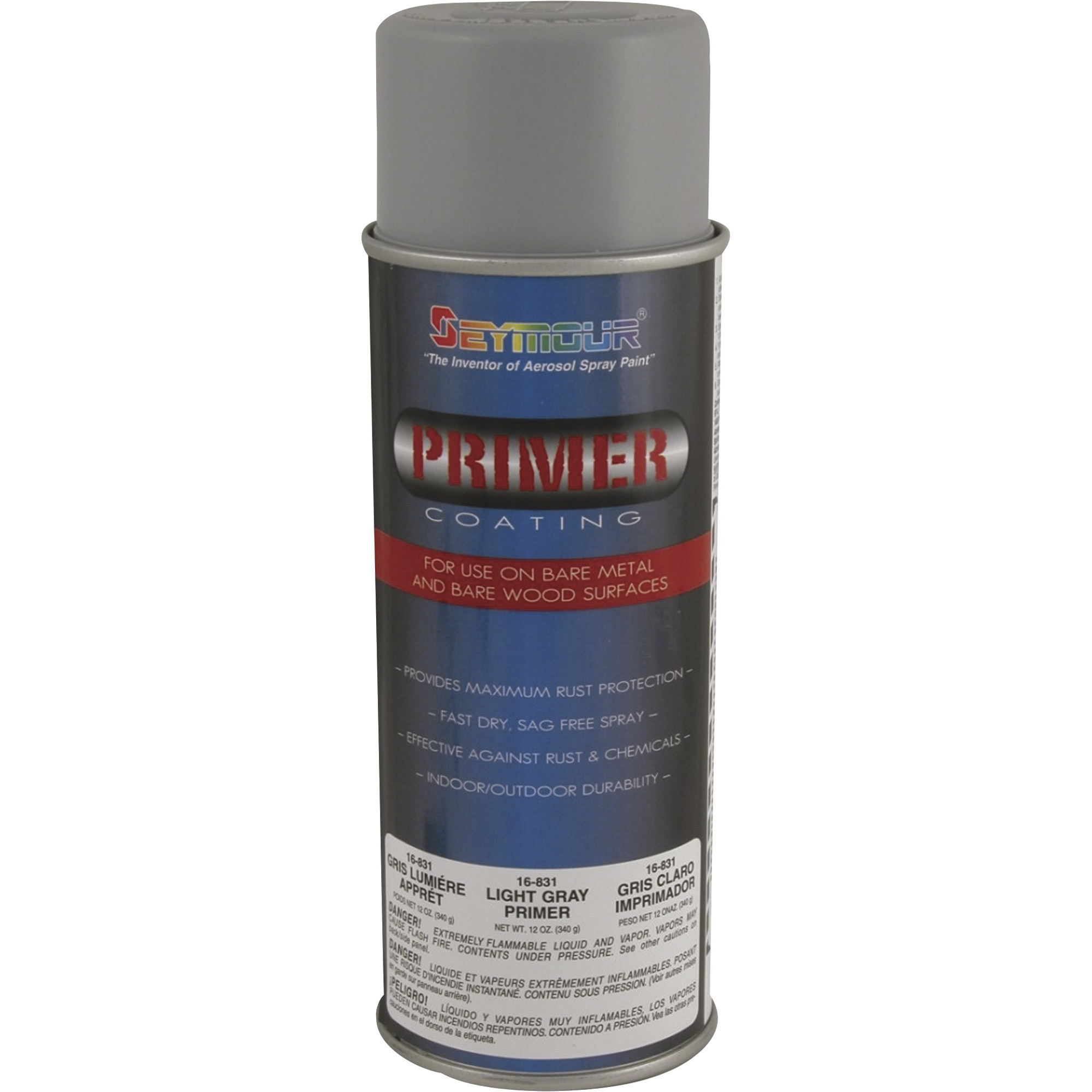 Seymour Multi-Purpose Primer Coating — Light Gray, 16-oz. Can, Model ...