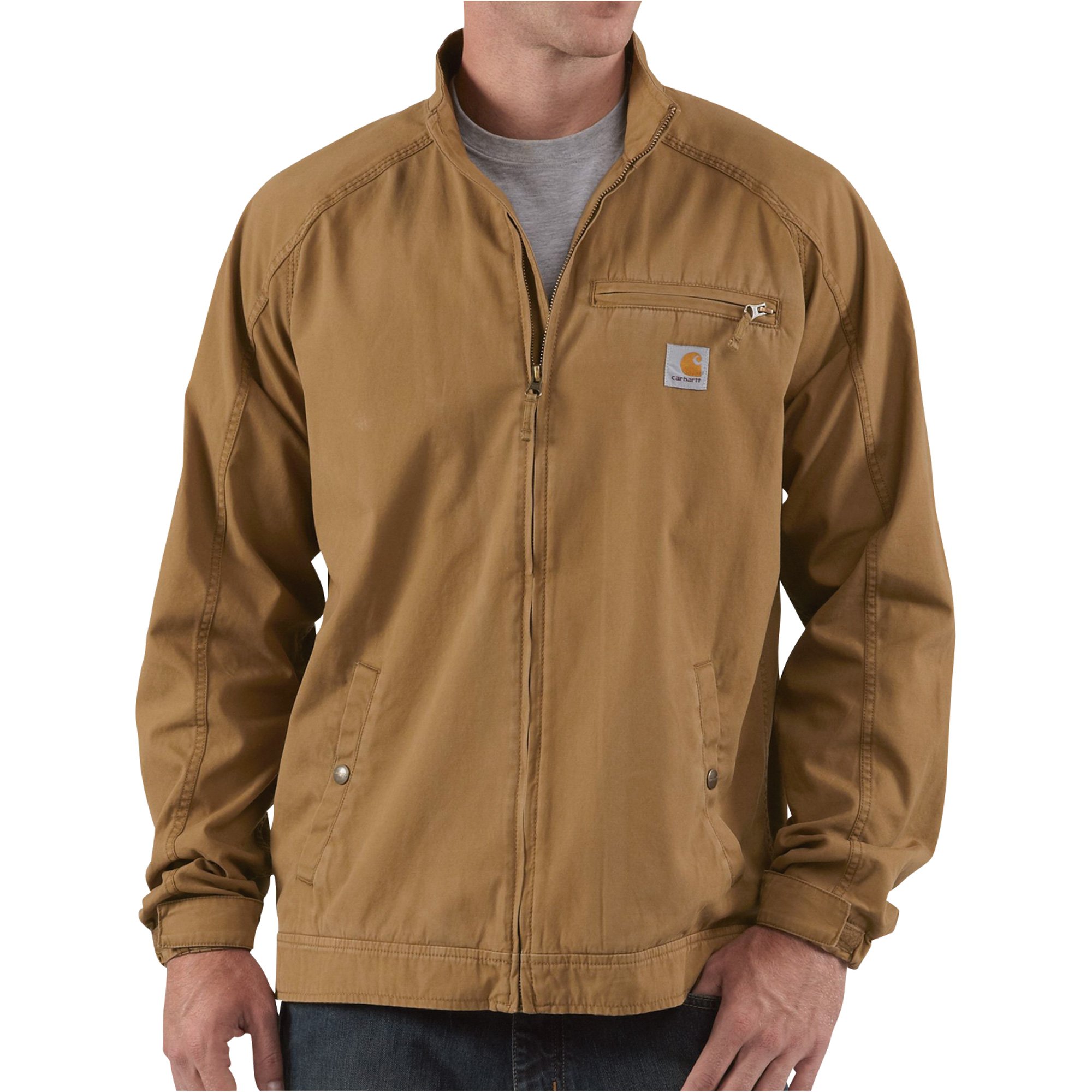 Carhartt Edlin Canvas Jacket — Brown, 2XL, Model# J299 | Northern Tool