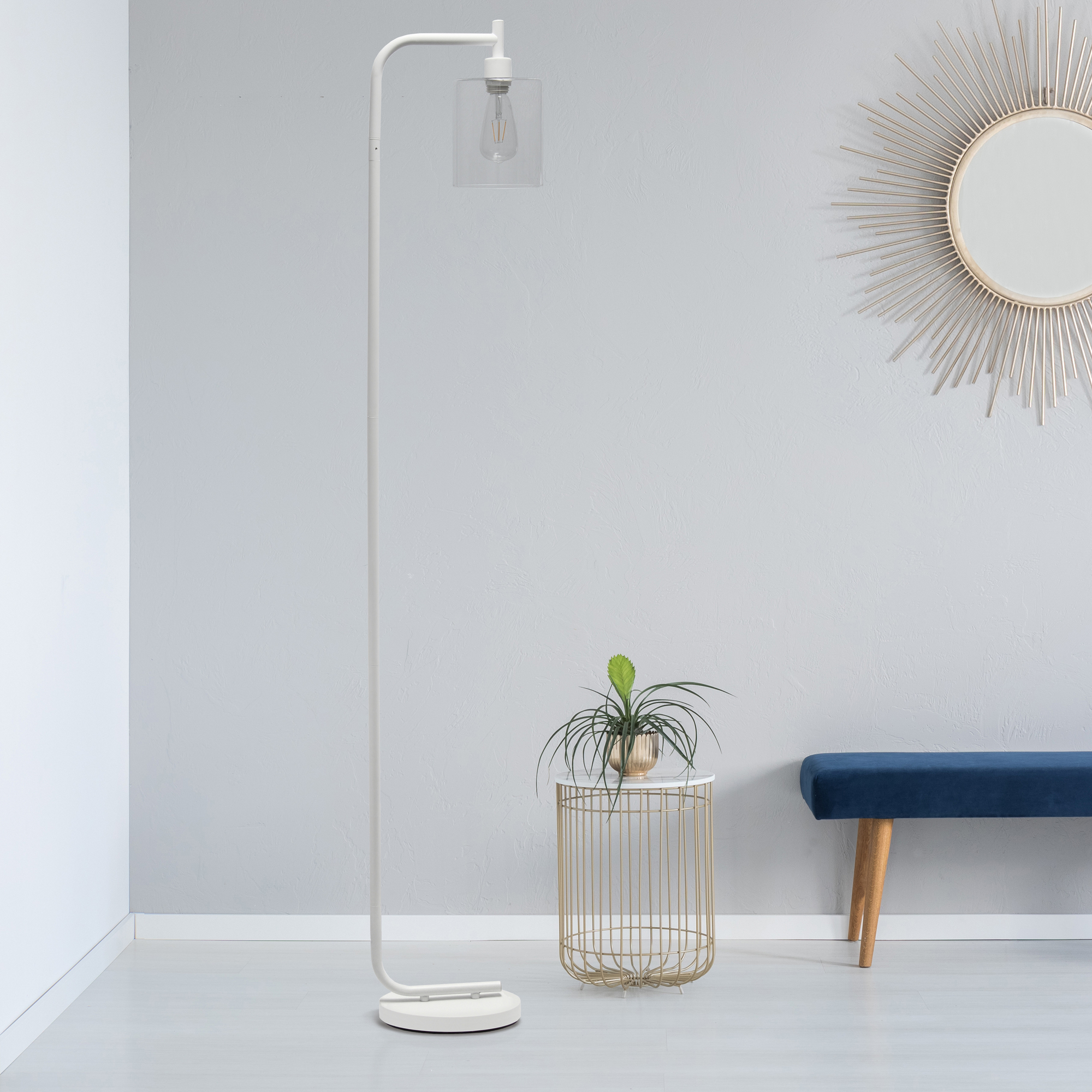 OttLite - LED Floor Lamp with USB and Tablet Stand