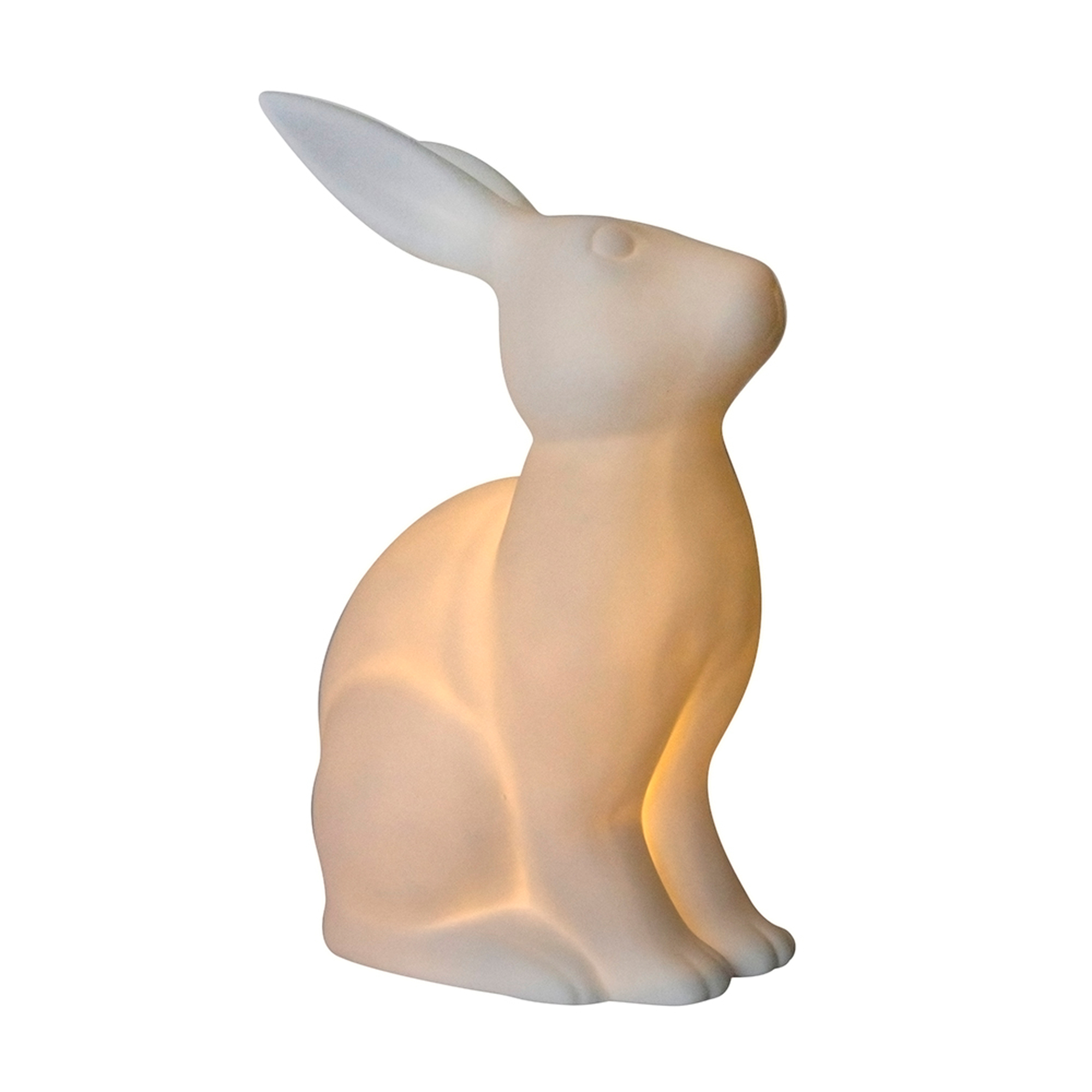 Simple Designs, Porcelain Rabbit Shaped Animal Light Table Lamp