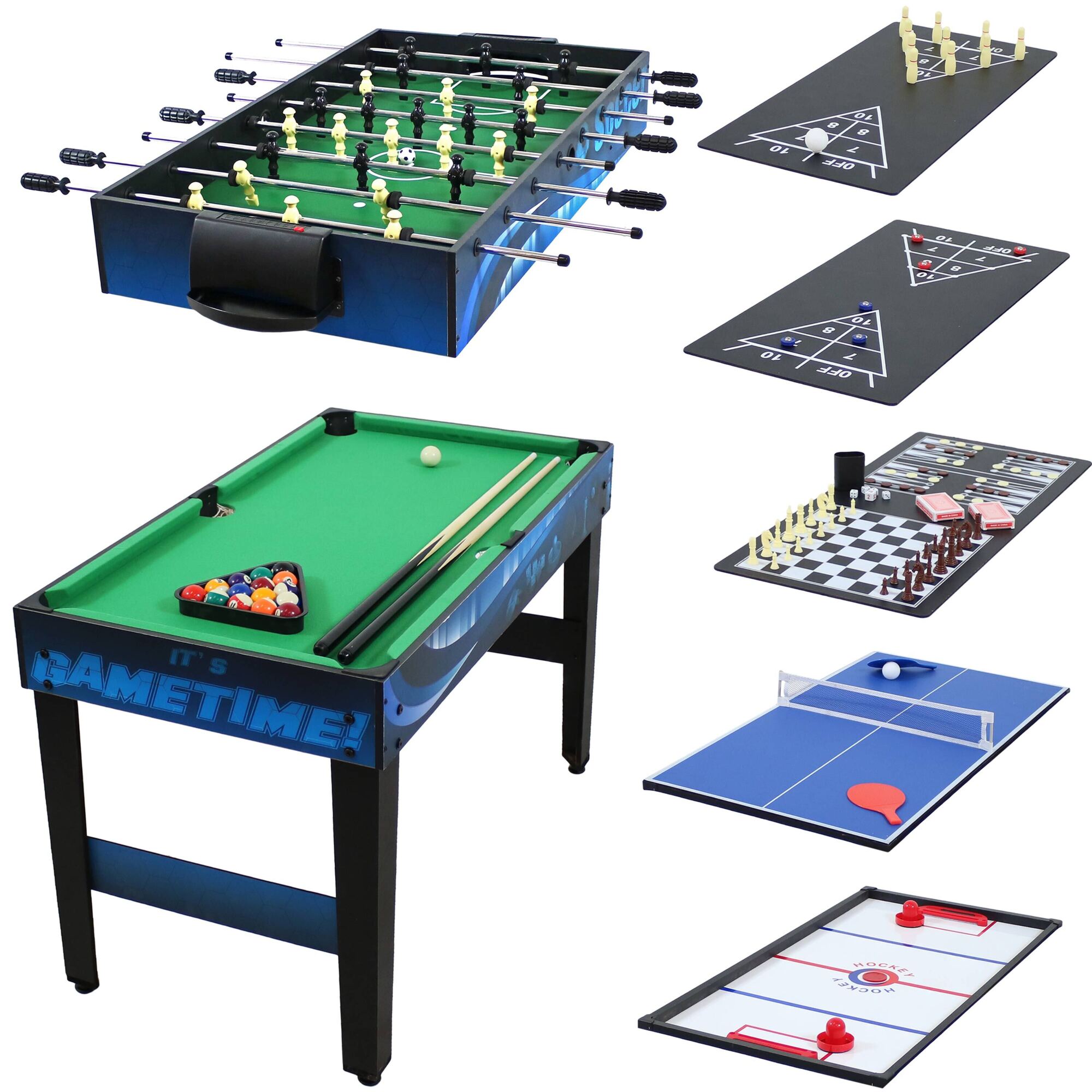 Sunnydaze Decor, 10in.-1in.door Multi-Game Table, Model# DQ-S033