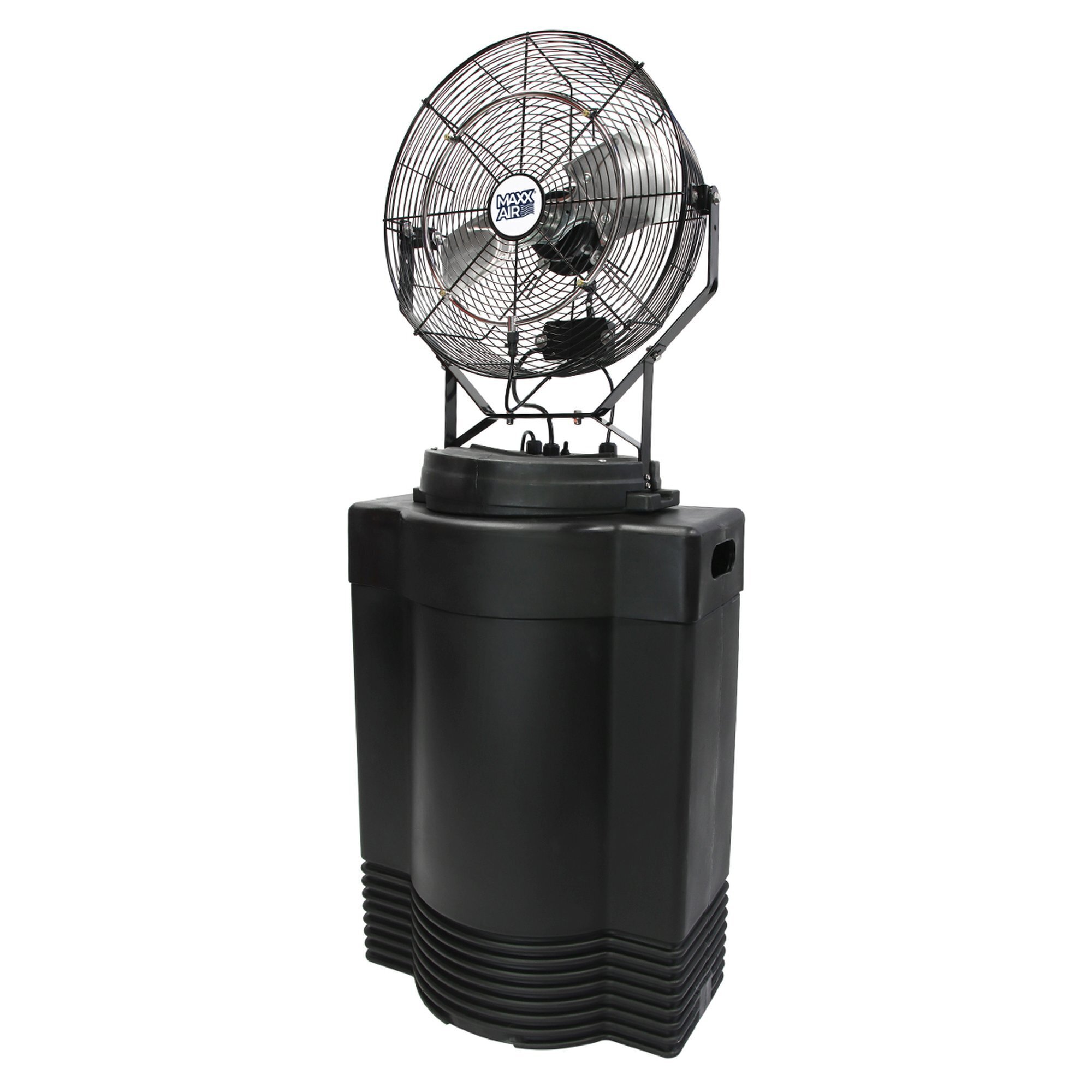 Maxx Air, 18in. 3-Speed Misting Fan with 40 Gal. Tank, Fan Diameter 18 in, Air Delivery 3500 cfm, Model# CDMP1840GRY