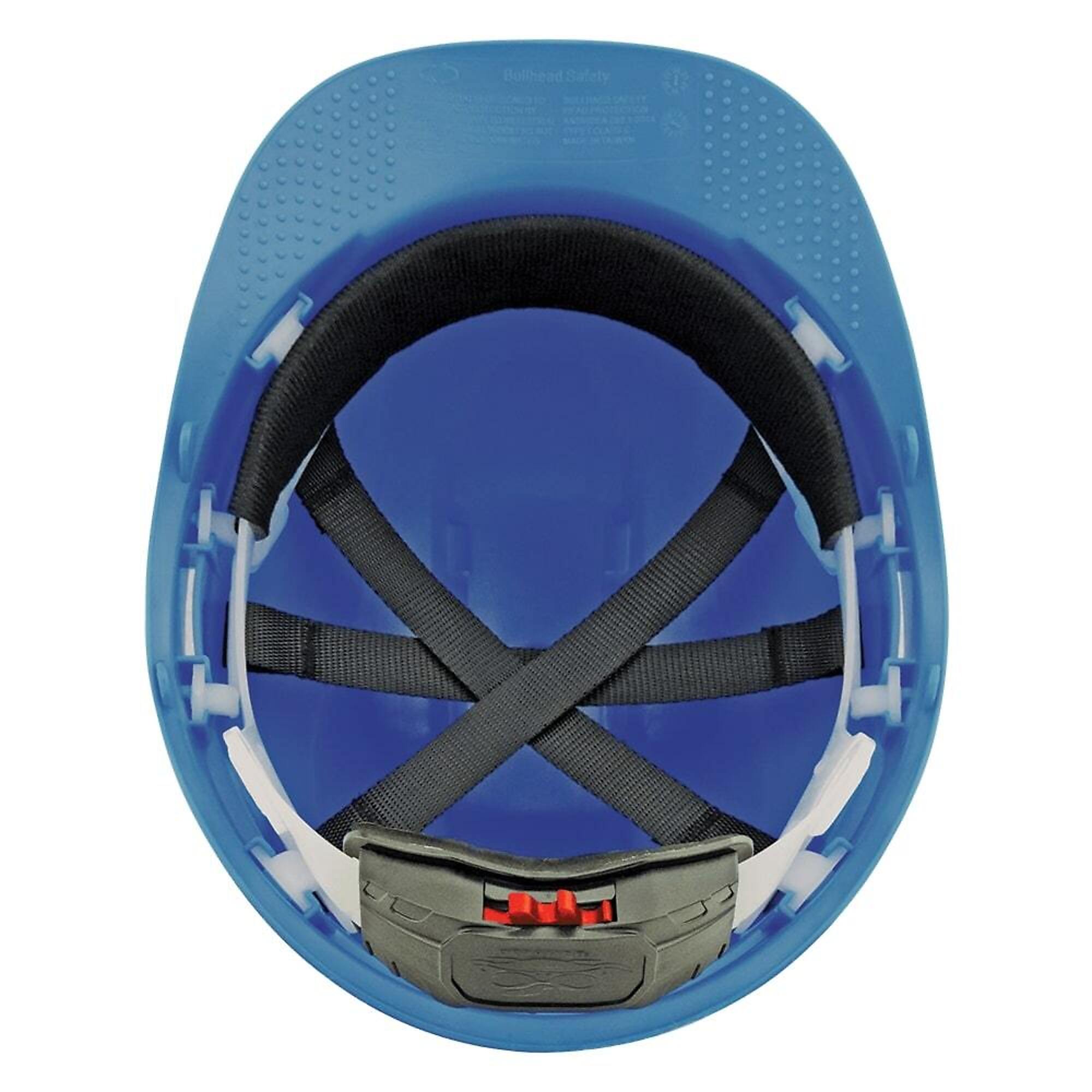 Bullhead Safety Blue Unvented Cap Style Hard Hat Hard Hat Style Half