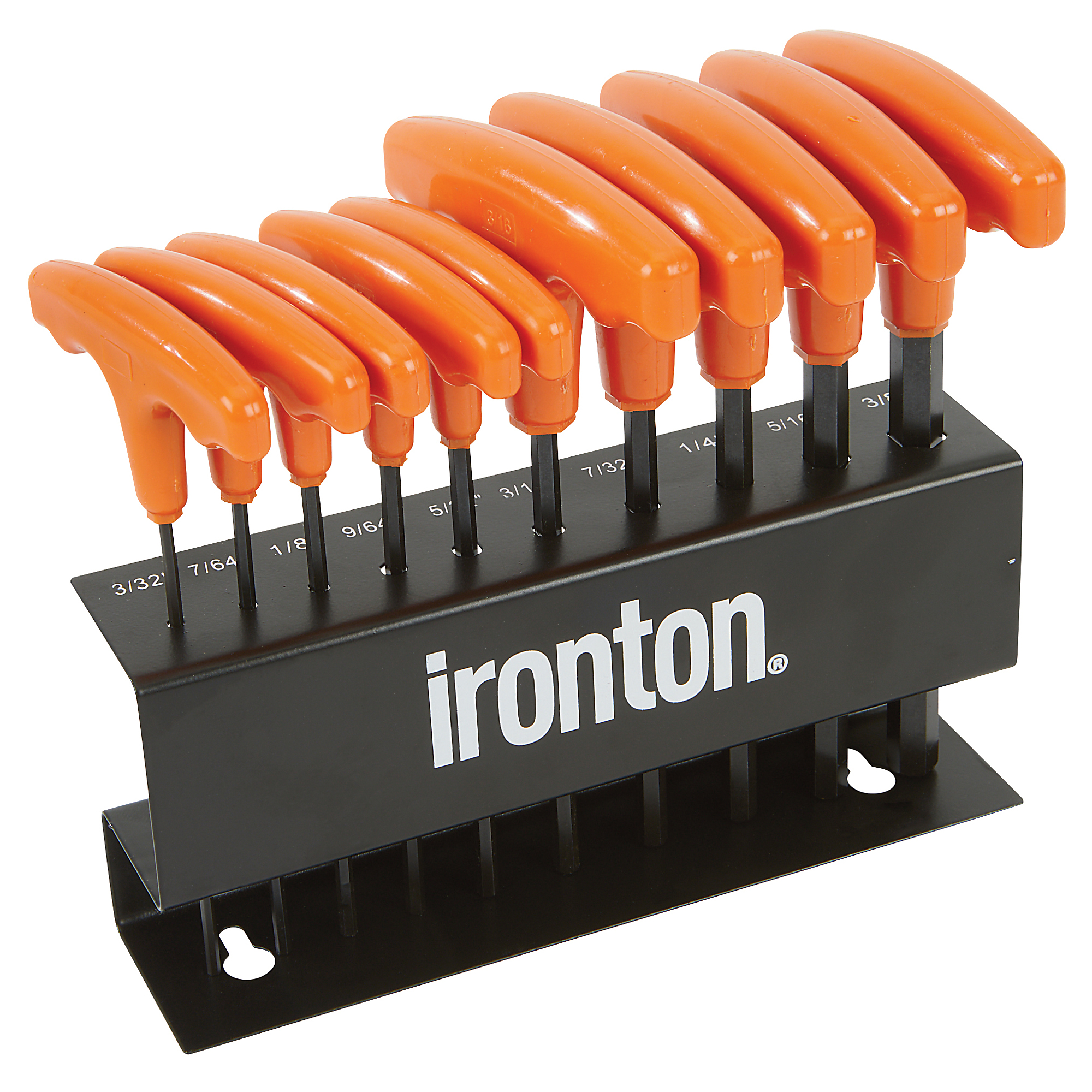 Ironton 10-Pc. SAE T-Handle Hex Key Set