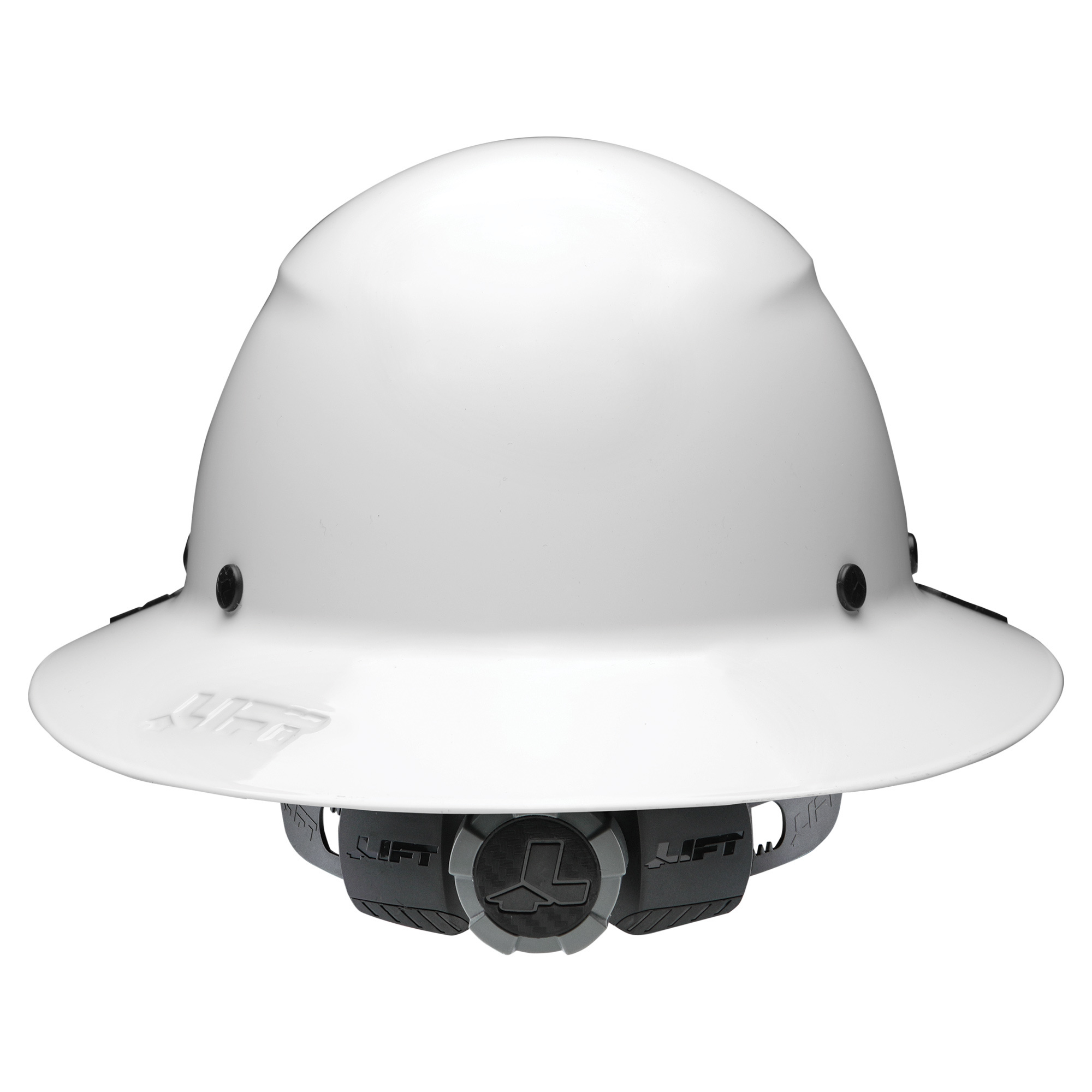 LIFT Safety, DAX Fiber Resin Full Brim (Gloss White) Class G, Hard Hat ...