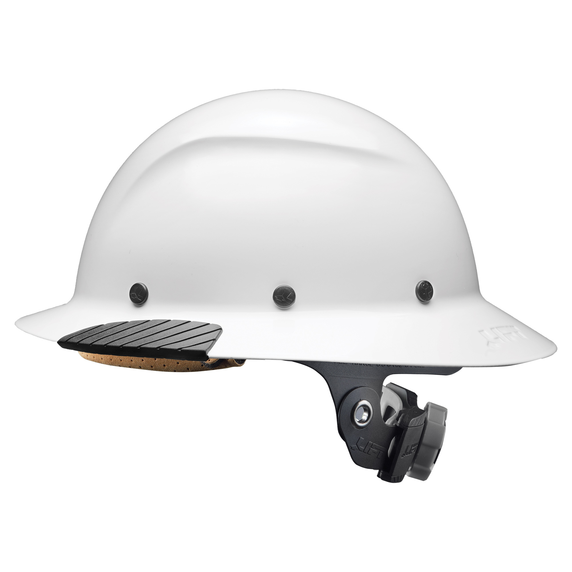 LIFT Safety, DAX Fiber Resin Full Brim (Gloss White) Class G, Hard Hat