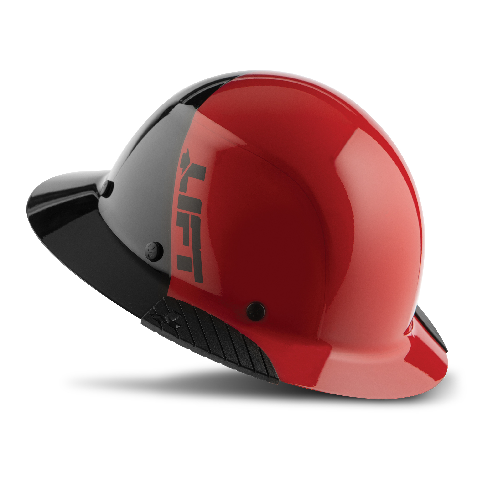 LIFT Safety, DAX Fiber Resin Full Brim Hard Hat (50/50 Red), Model ...