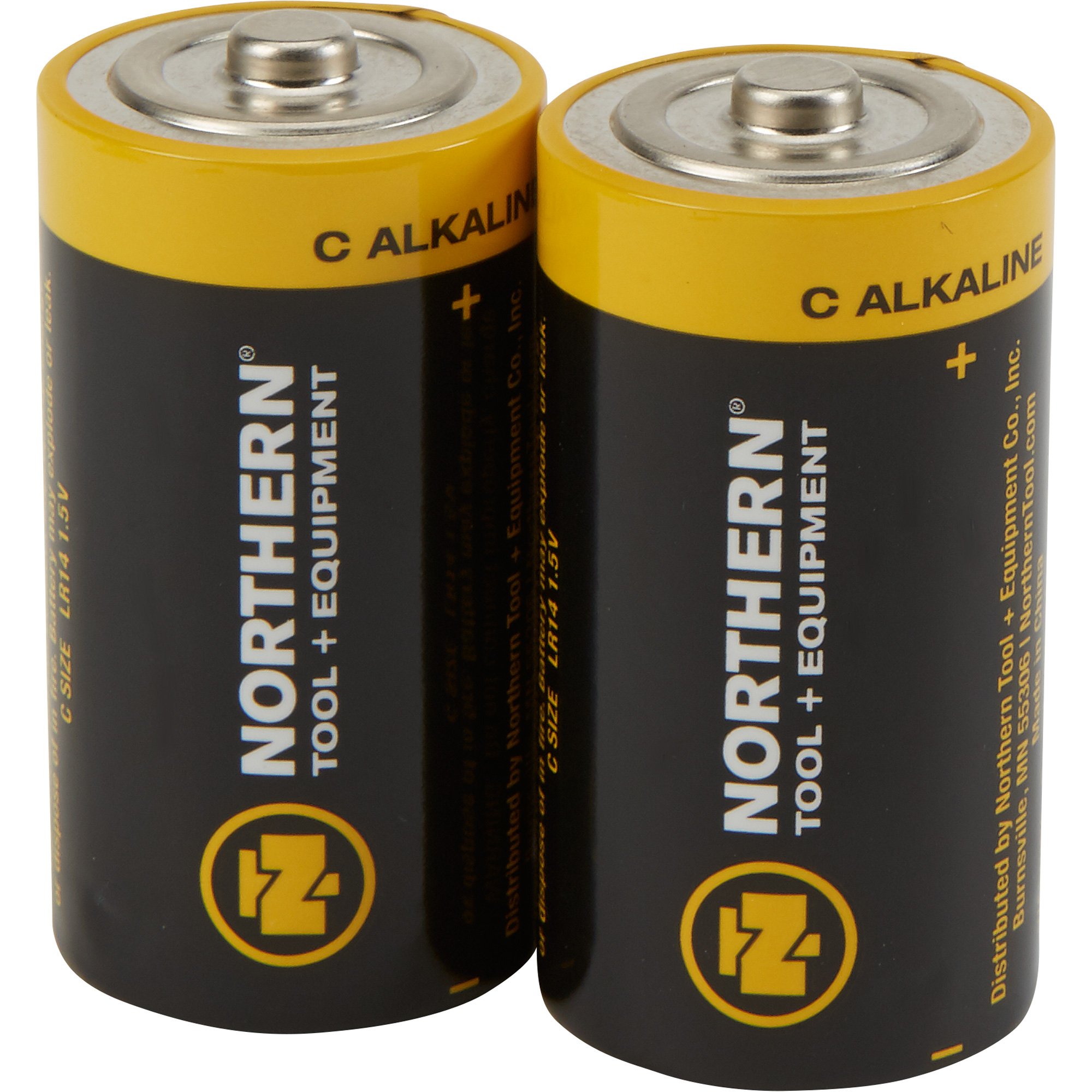 Northern Tool + Equipment C Alkaline Batteries — 2-Pk.