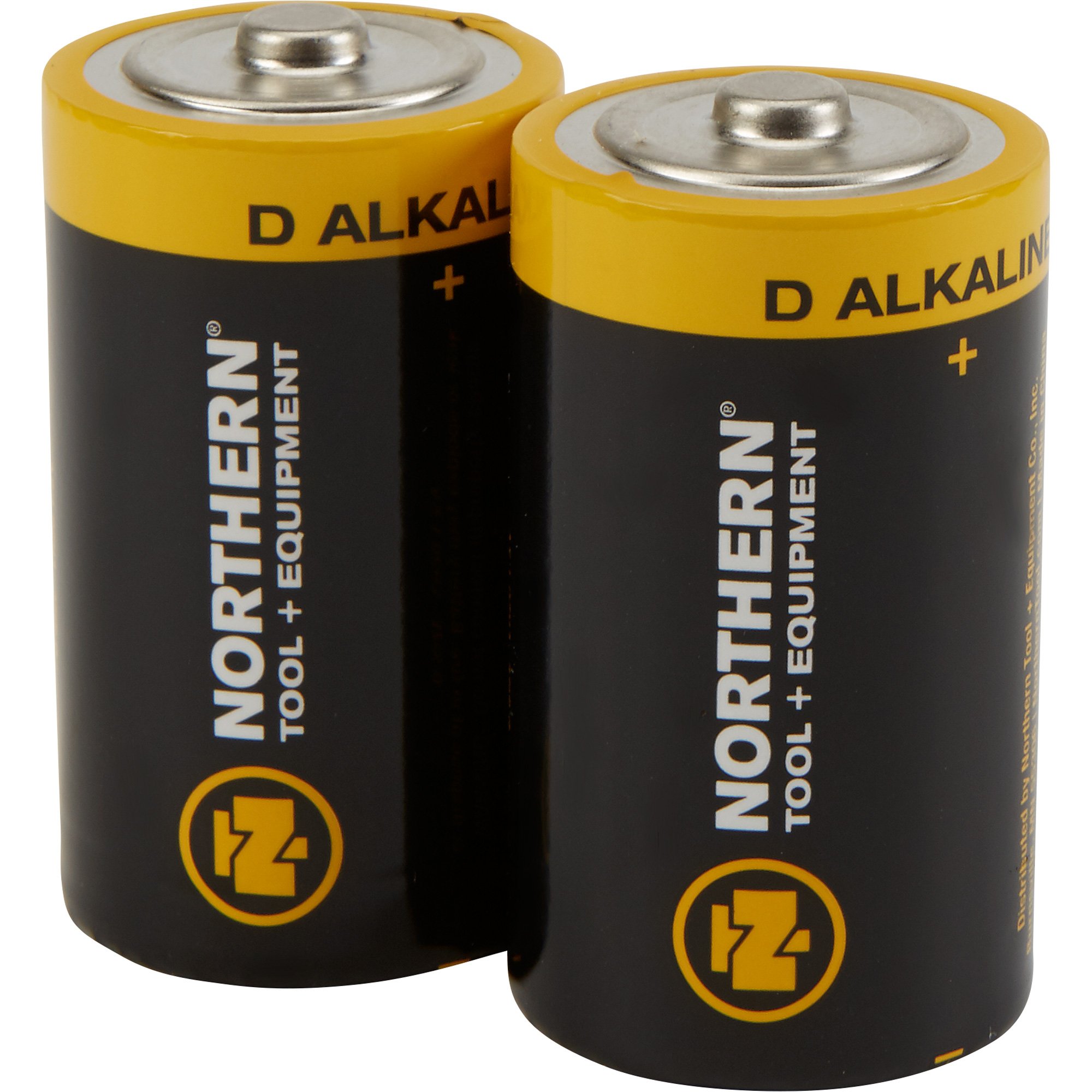 Northern Tool + Equipment D Alkaline Batteries — 2-Pk.