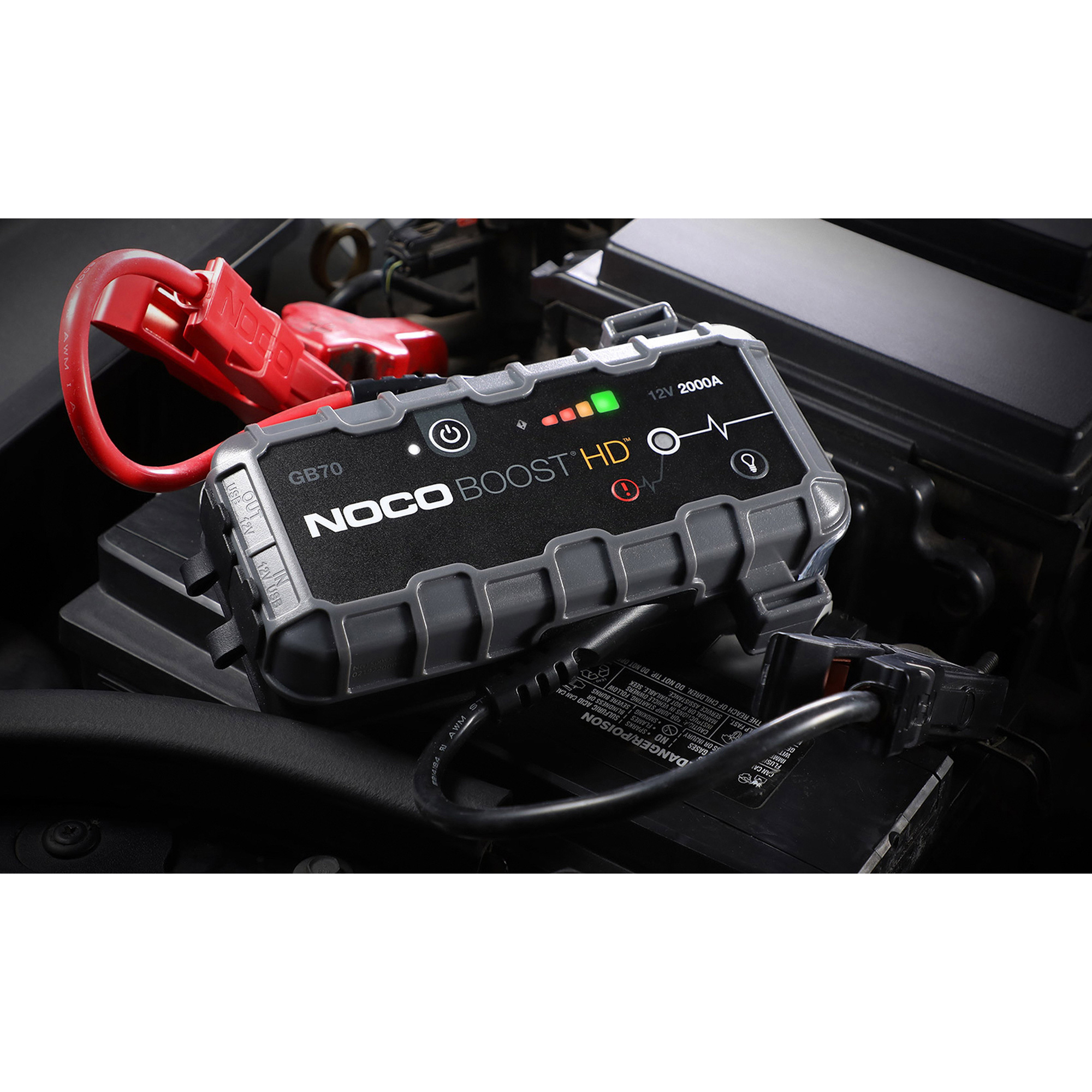 Noco Genius BoostHD Heavy-Duty Compact Lithium-Ion Jump Starter — 2000 Amps,  Model# GB70
