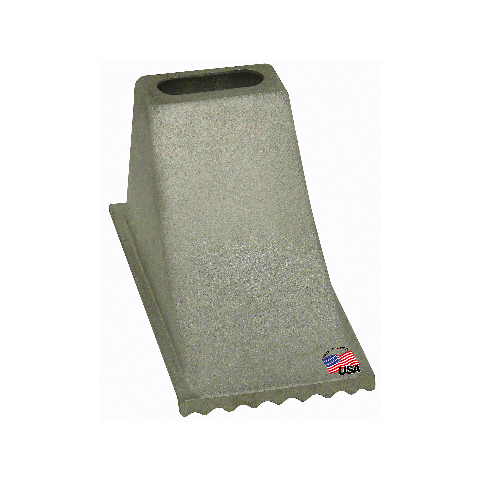 Buyers Products, Aluminum Wheel Chock 6.25x12.25x7in., Working Width 6.25 in, Height 7 in, Included (qty.) 1 Model# WC1267