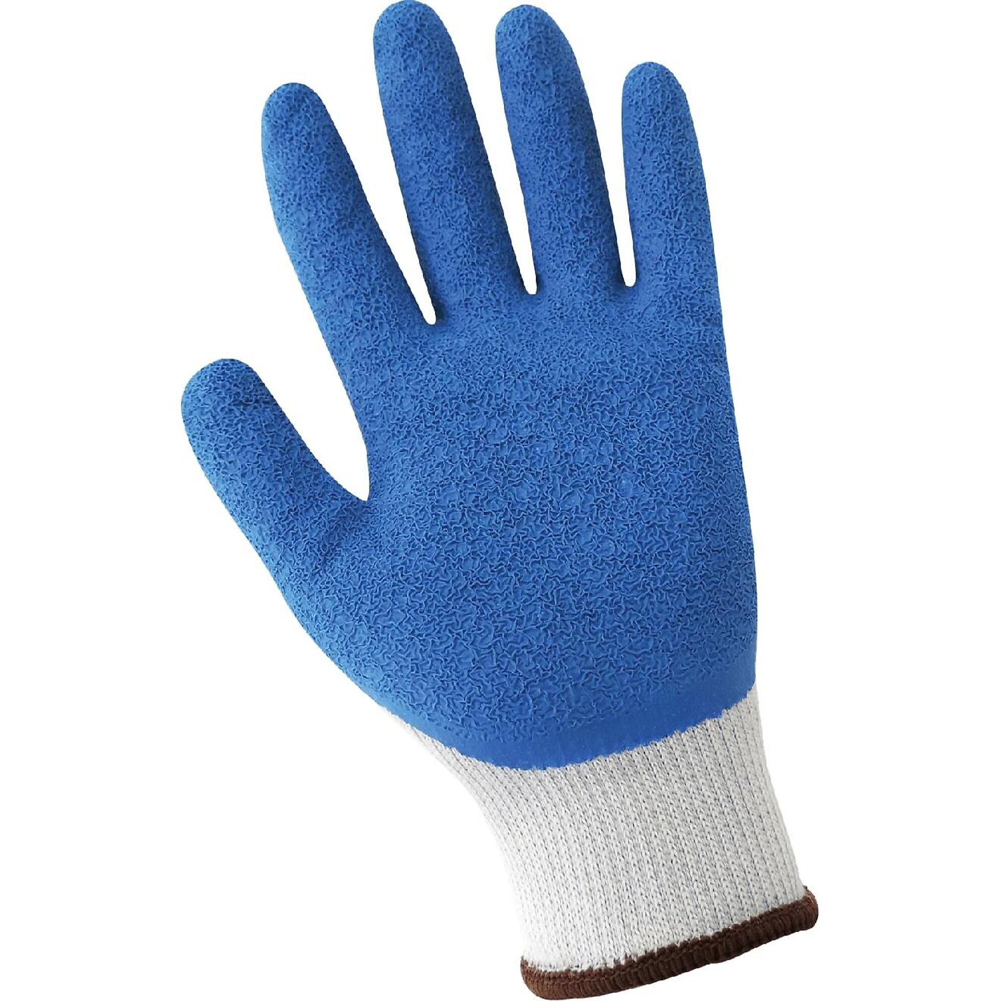 Global Glove 388INT Ice Gripster Winter Gloves - Orange/Black, Medium/Large, Warm Rubber