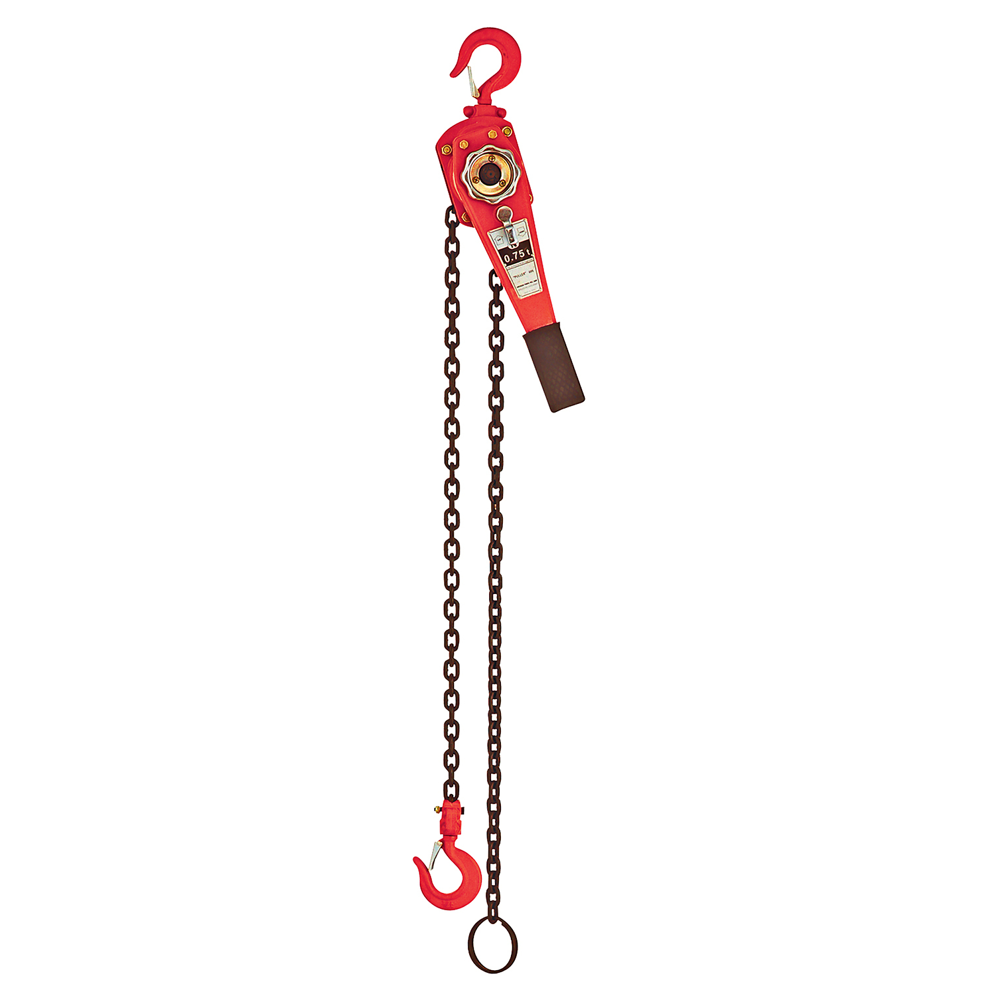 American Power Pull, 3/4 ton chain puller with 5ft chain, Power Source Manual Lever, Capacity 1500 lb, Lift Height 5 ft, Model# 605
