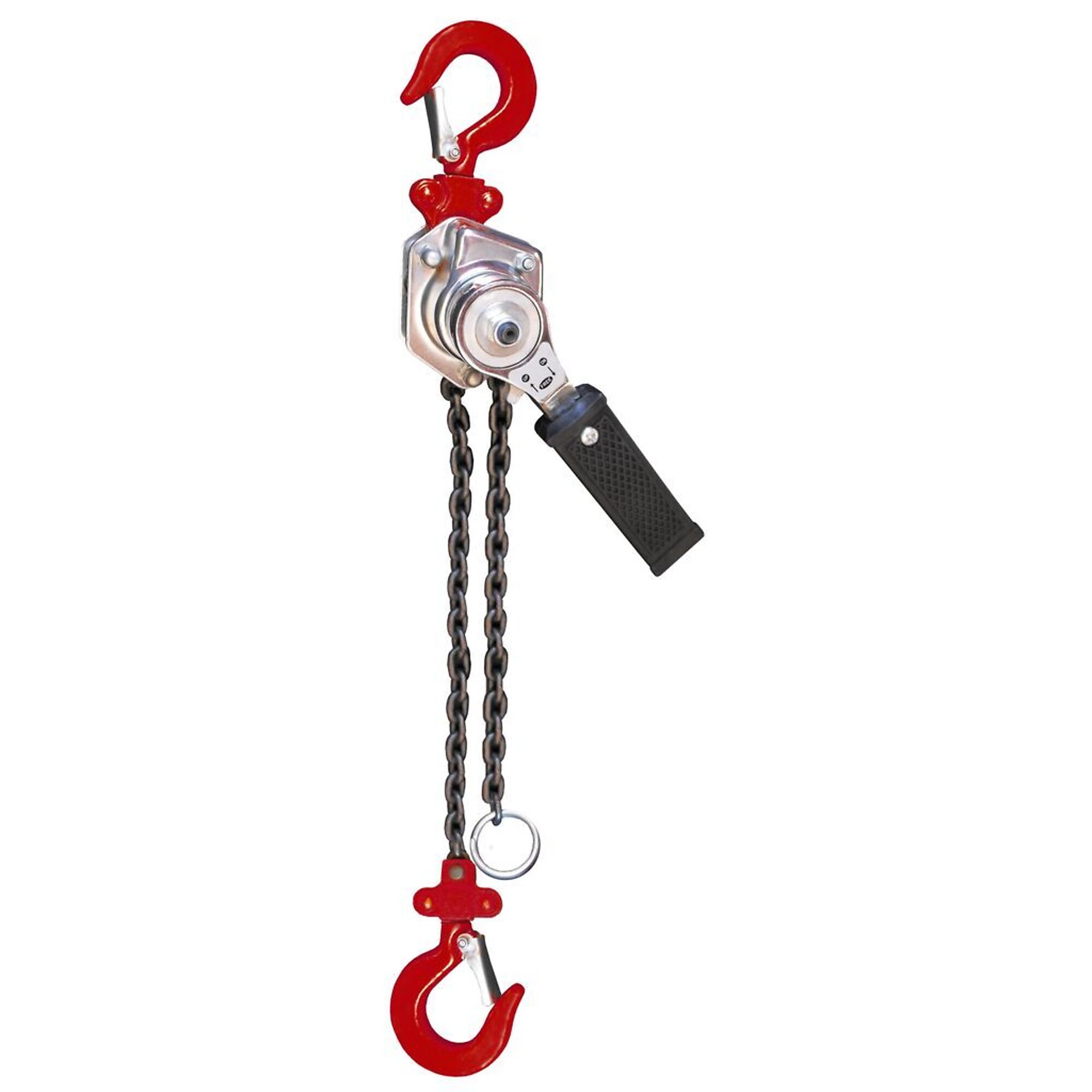 American Power Pull, 1/4 ton chain puller with 5' chain, Power Source Manual Lever, Capacity 500 lb, Lift Height 5 ft, Model# 602