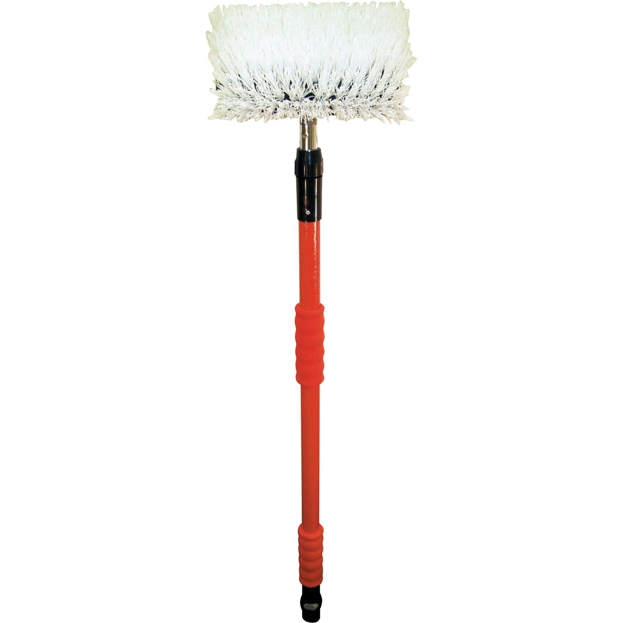 Libman Flow Thru Brush Broom with Water Valve and Telescoping Handle