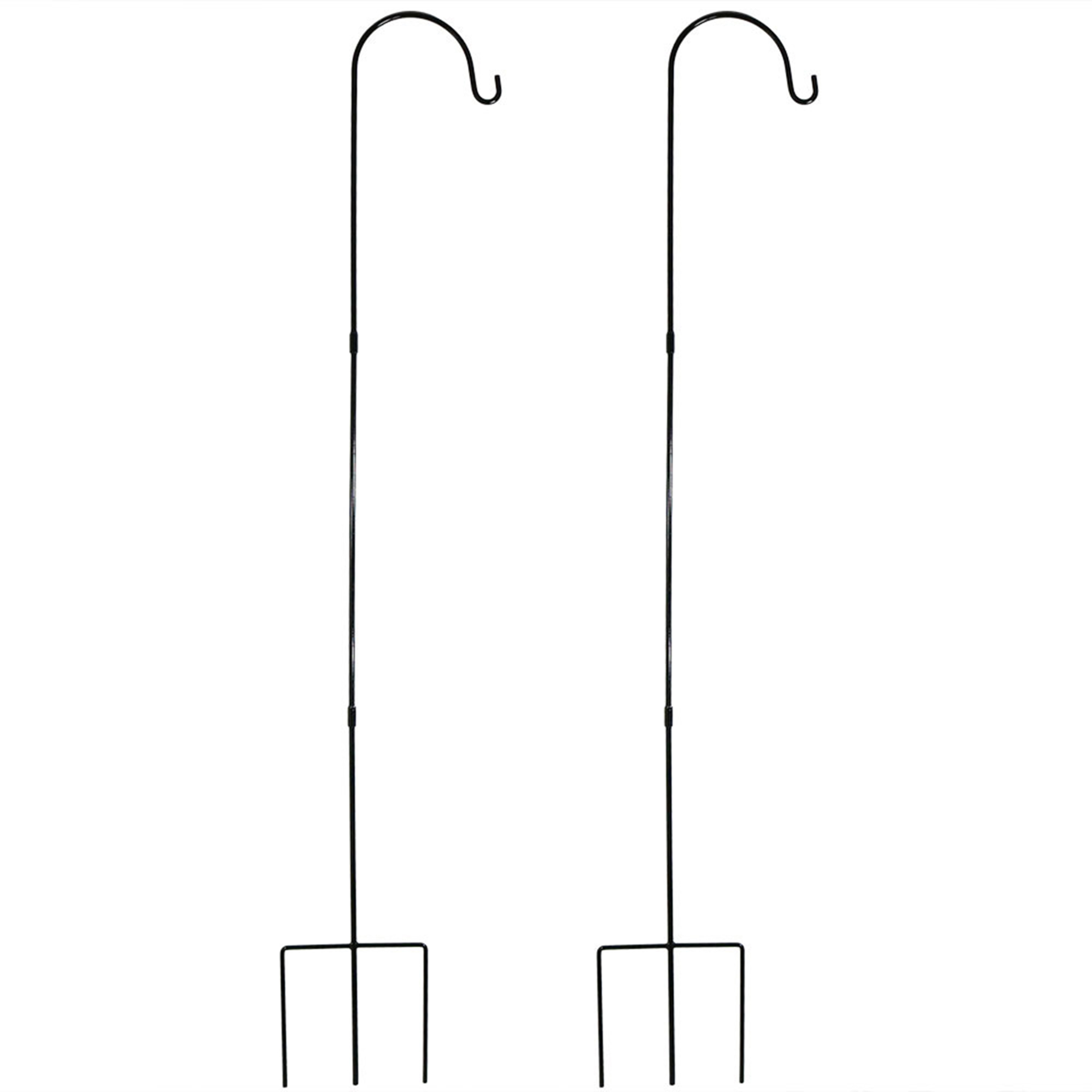 Sunnydaze Decor, 82in. Shepherd Hooks - Black - 2pk, Model# HMI-578