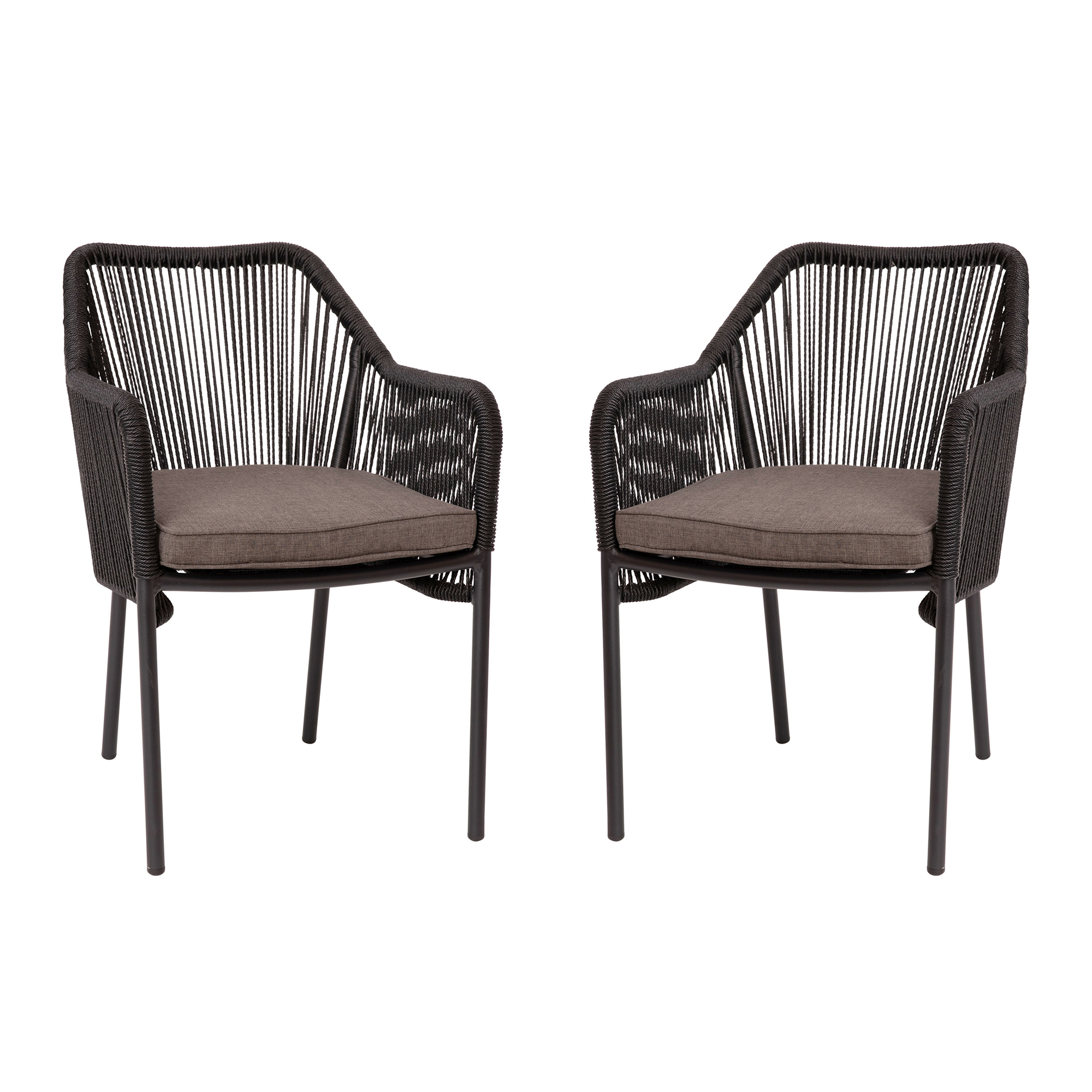 Woven best sale patio chairs