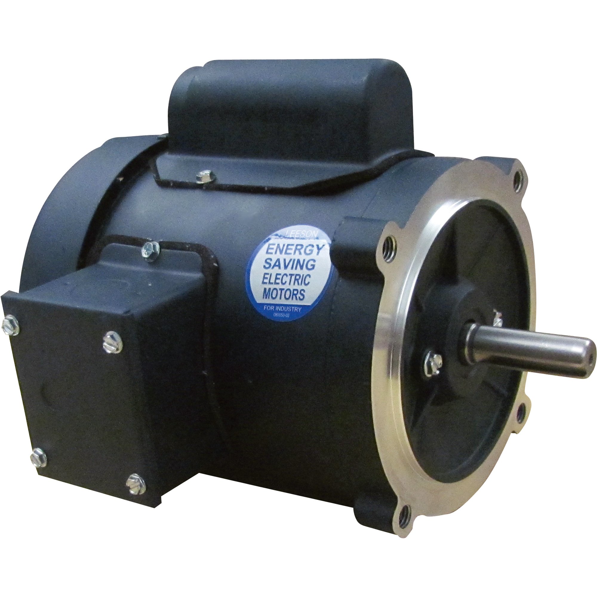 Leeson General Purpose Electric Motor — 1/4 HP, 115/208–230 Volts, Single Phase, Model# C4C17FC34