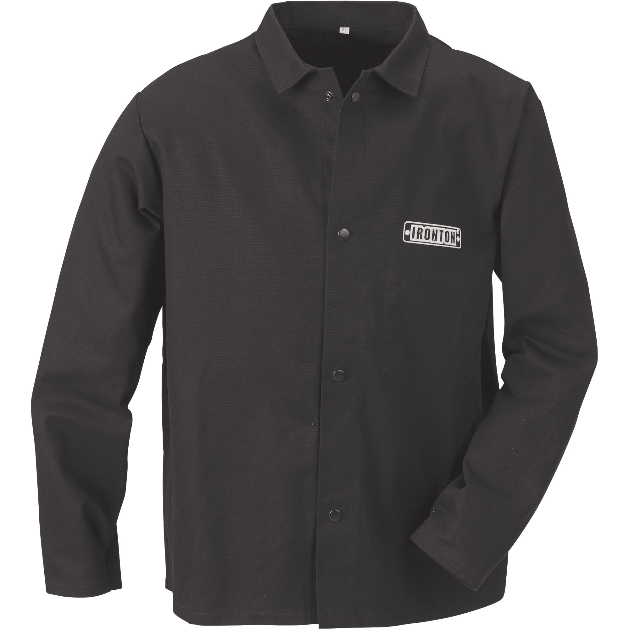 Ironton Flame-Resistant Welding Jacket — 2XL, Black