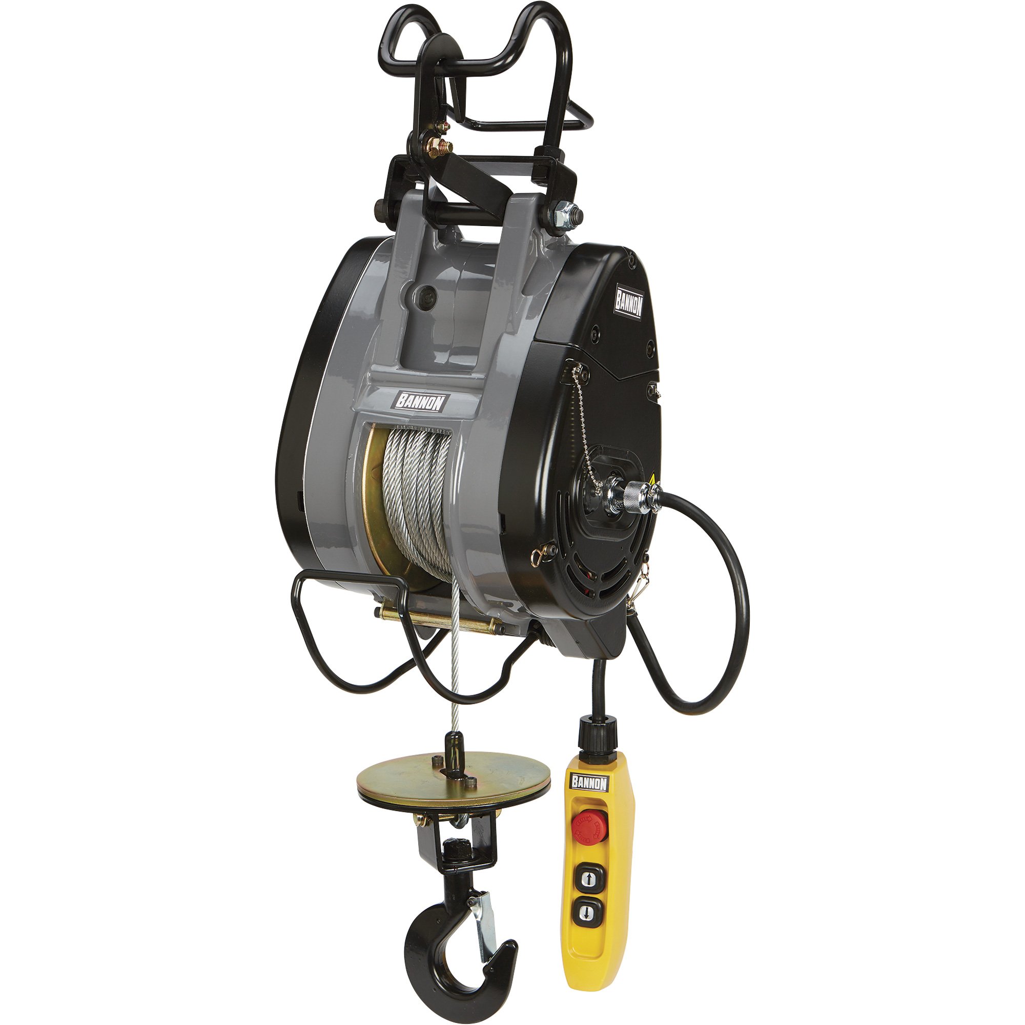 Bannon Compact Electric Cable Hoist — 1100-Lb. Capacity, 95ft